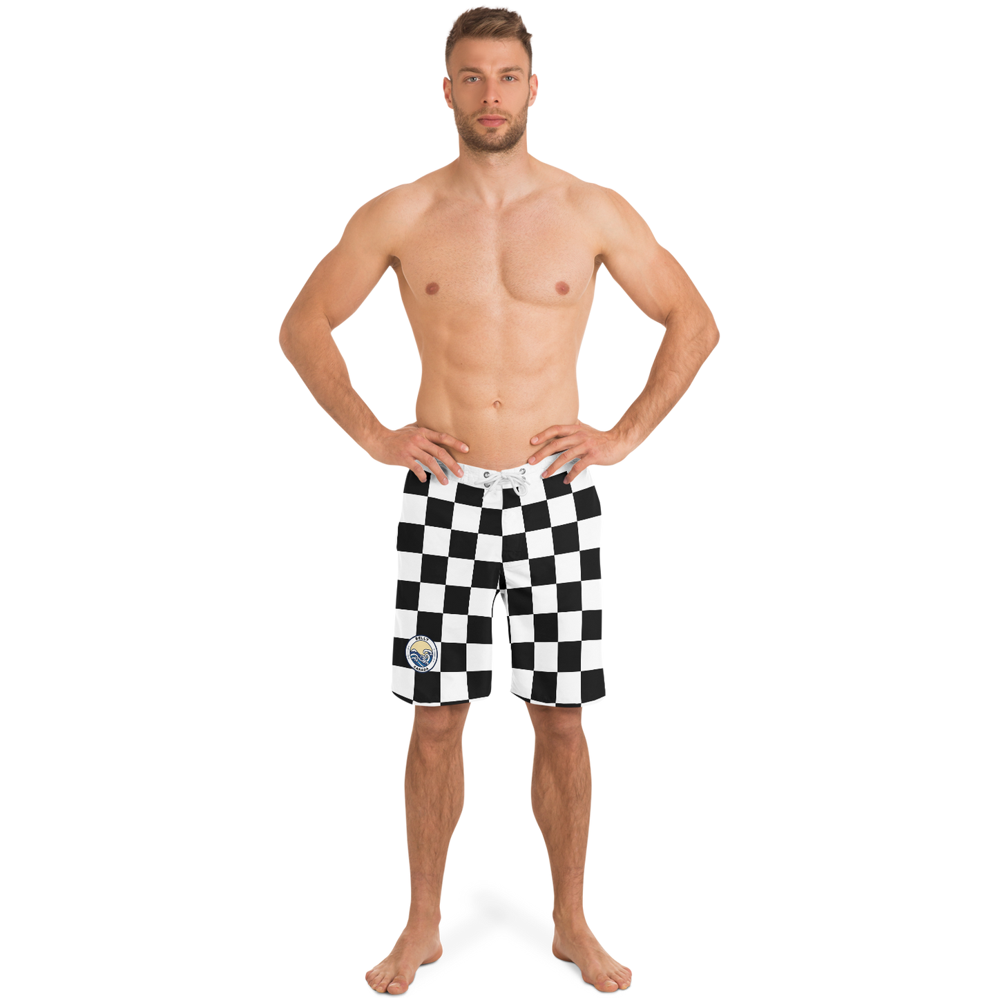 Checkerboard Board Shorts