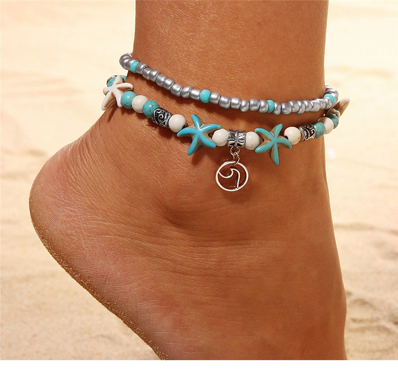 Ocean Charm Anklet