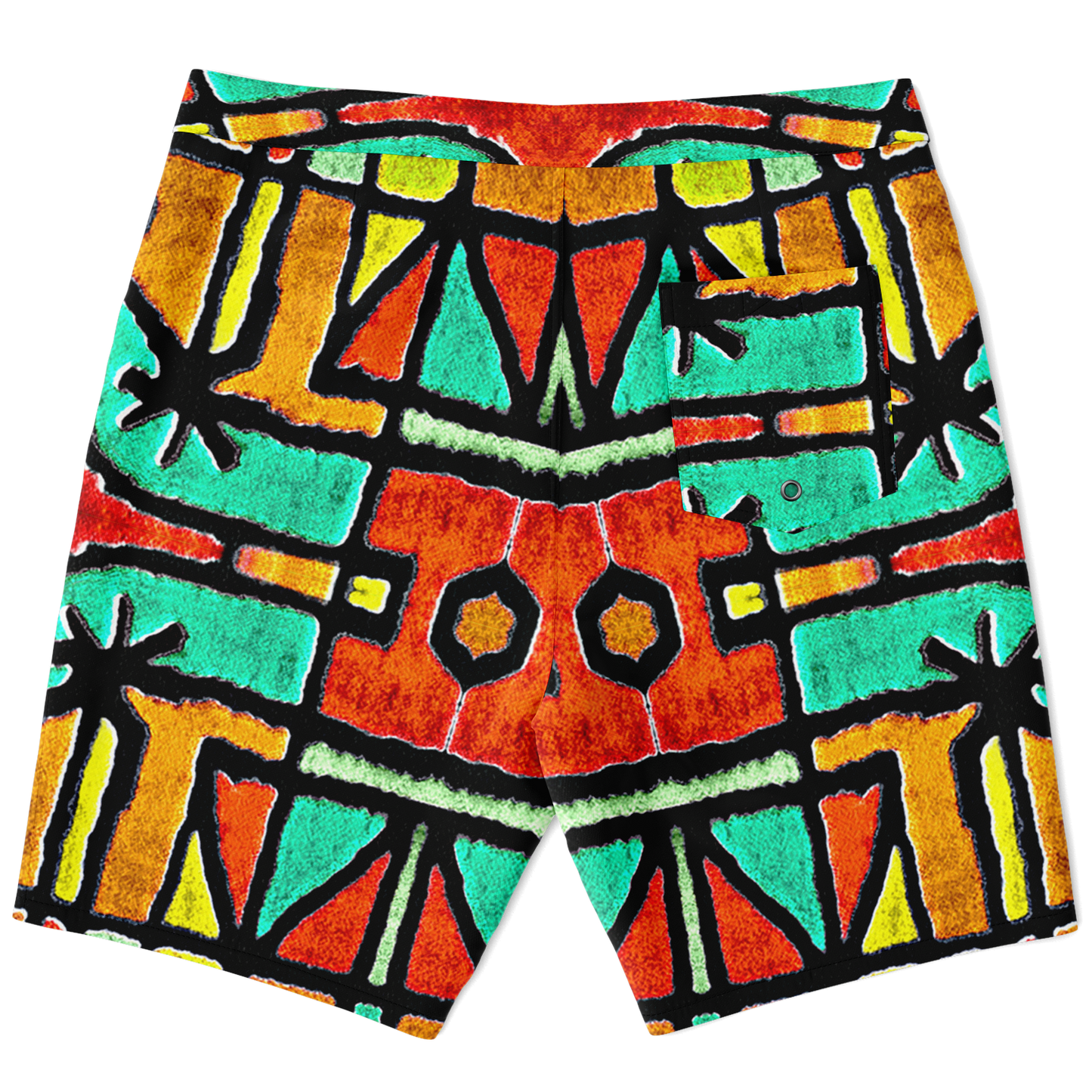 Short de bain à motifs 