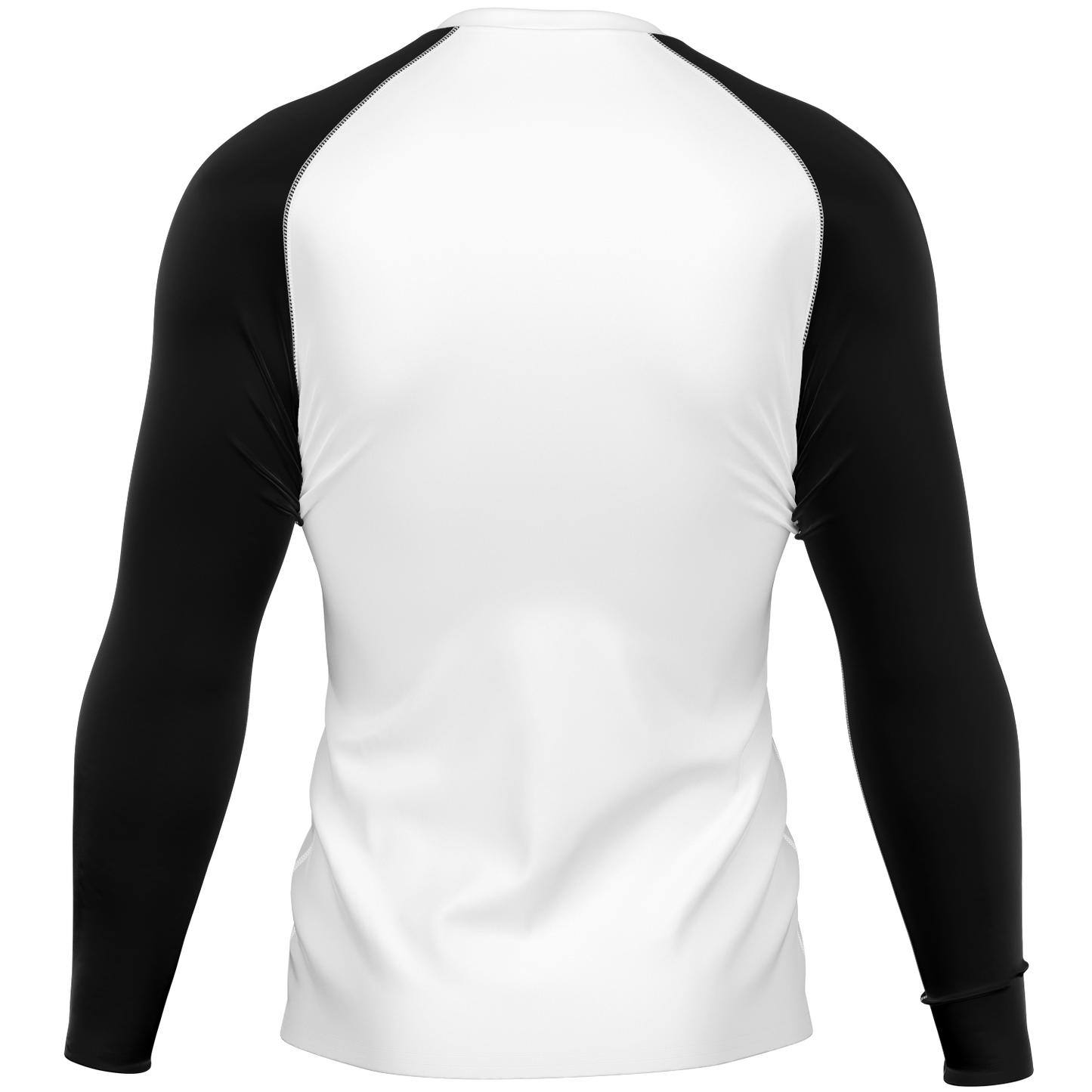 Men's Black and White Rashguard