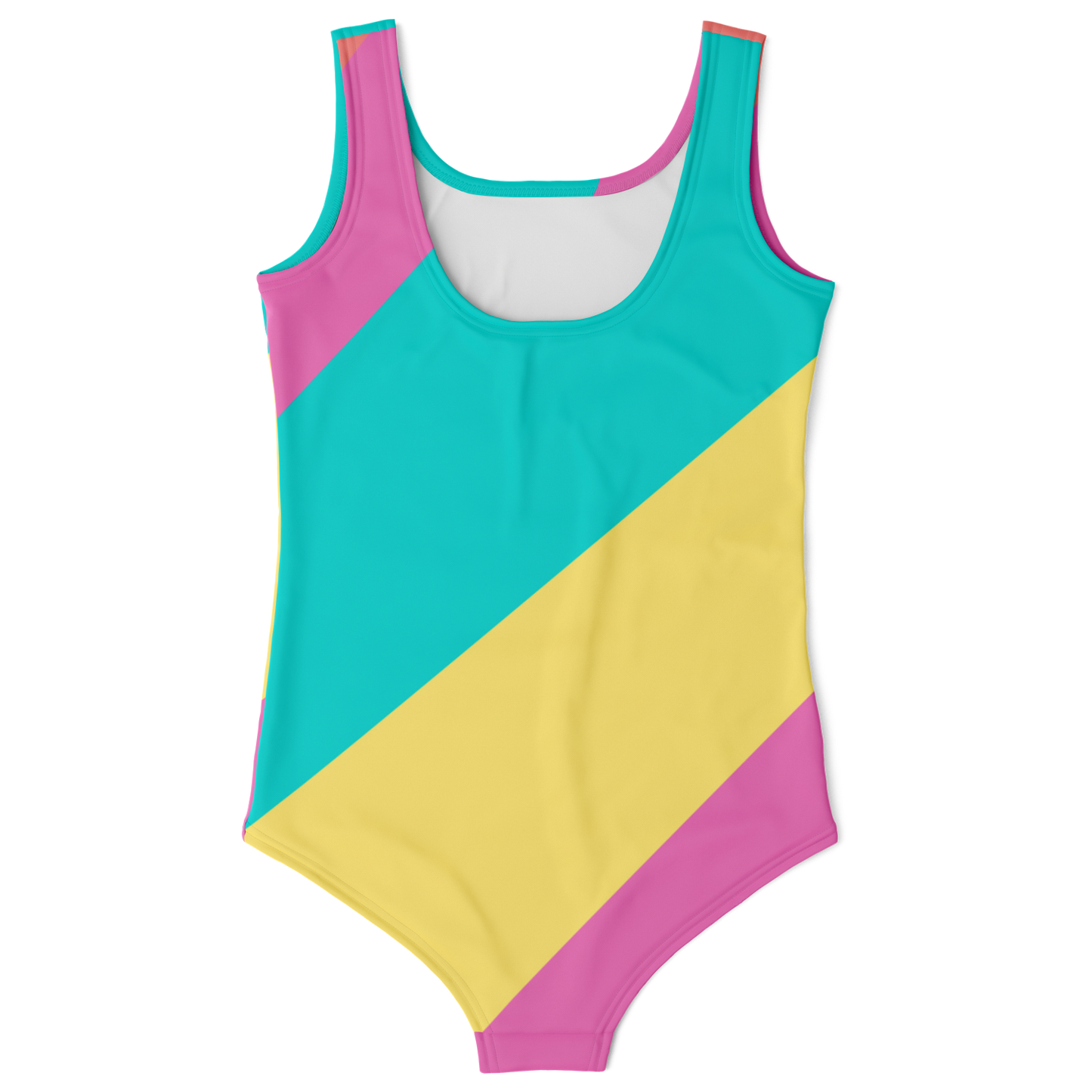 Youth Pastel Lines One-Piece Swimsuit