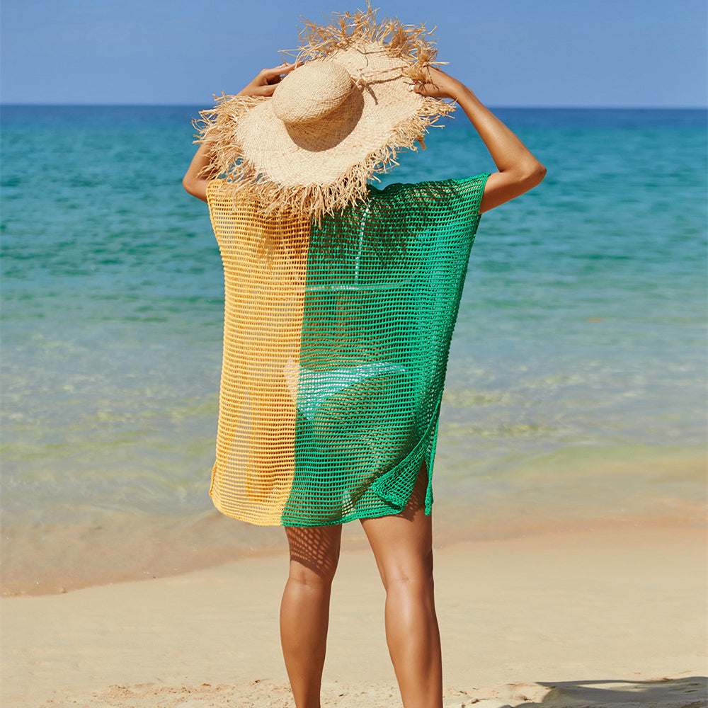 Colourful Ocean Net Cover Up