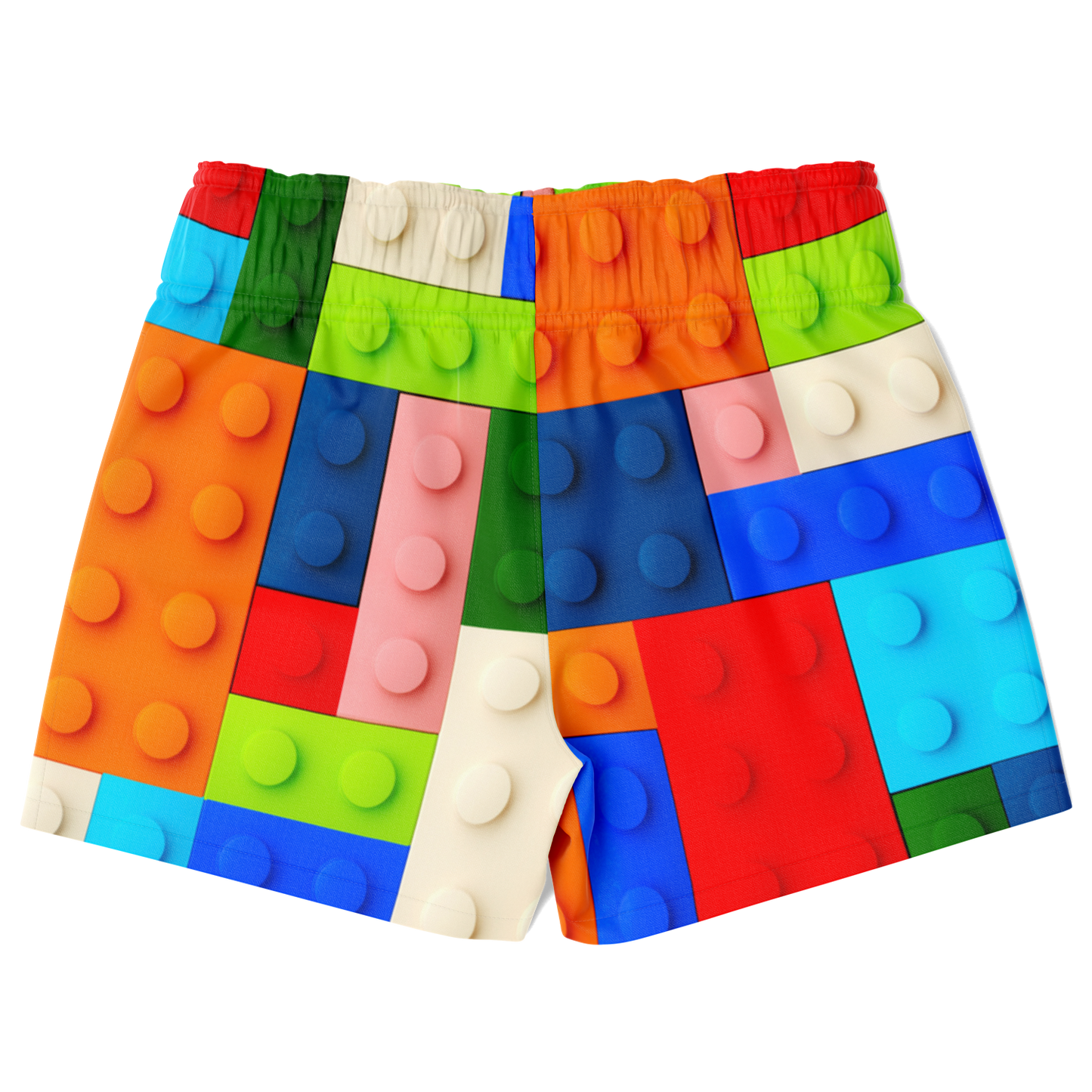 Boys Lego Pattern Swim Trunks