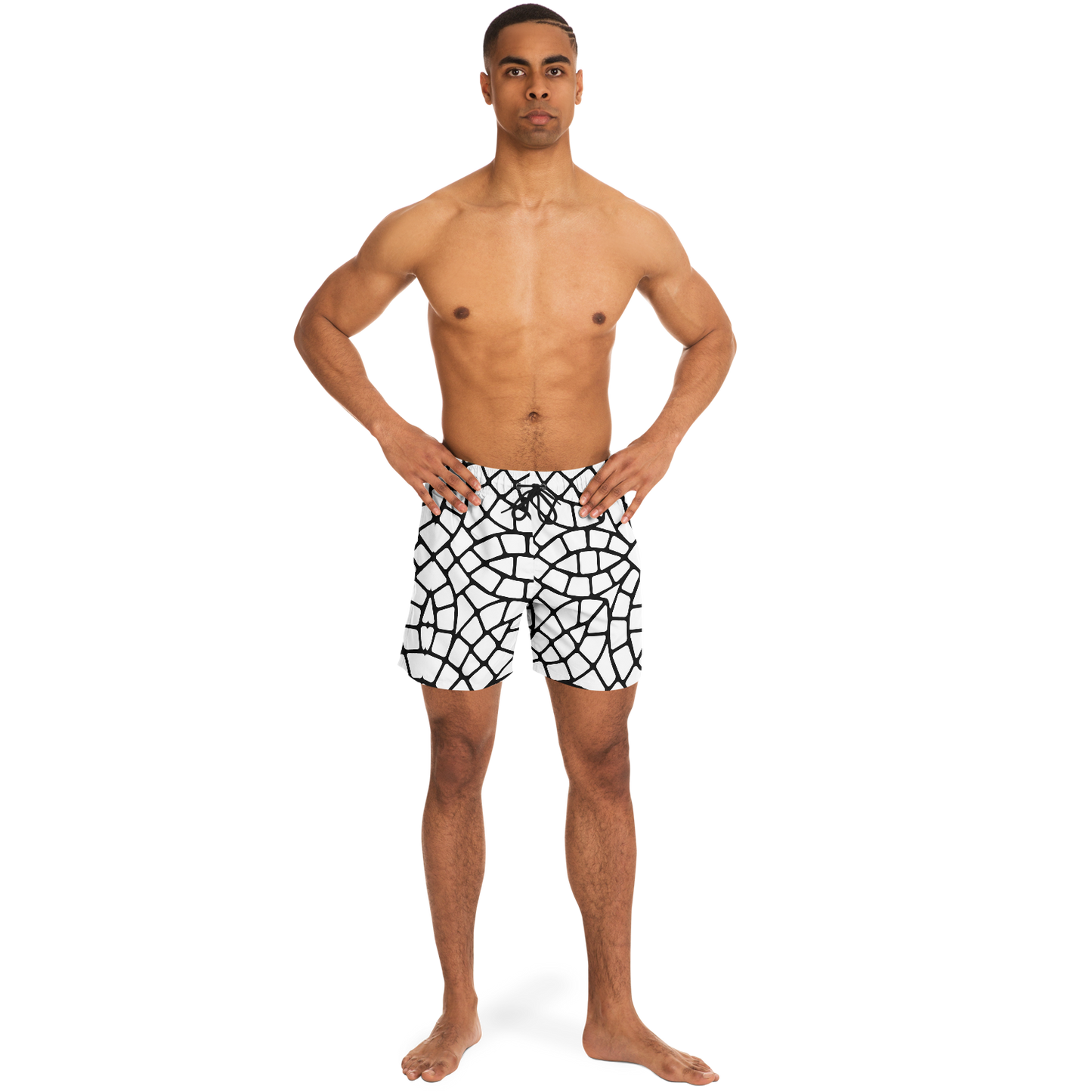 Tesselations Pattern Swim Trunks