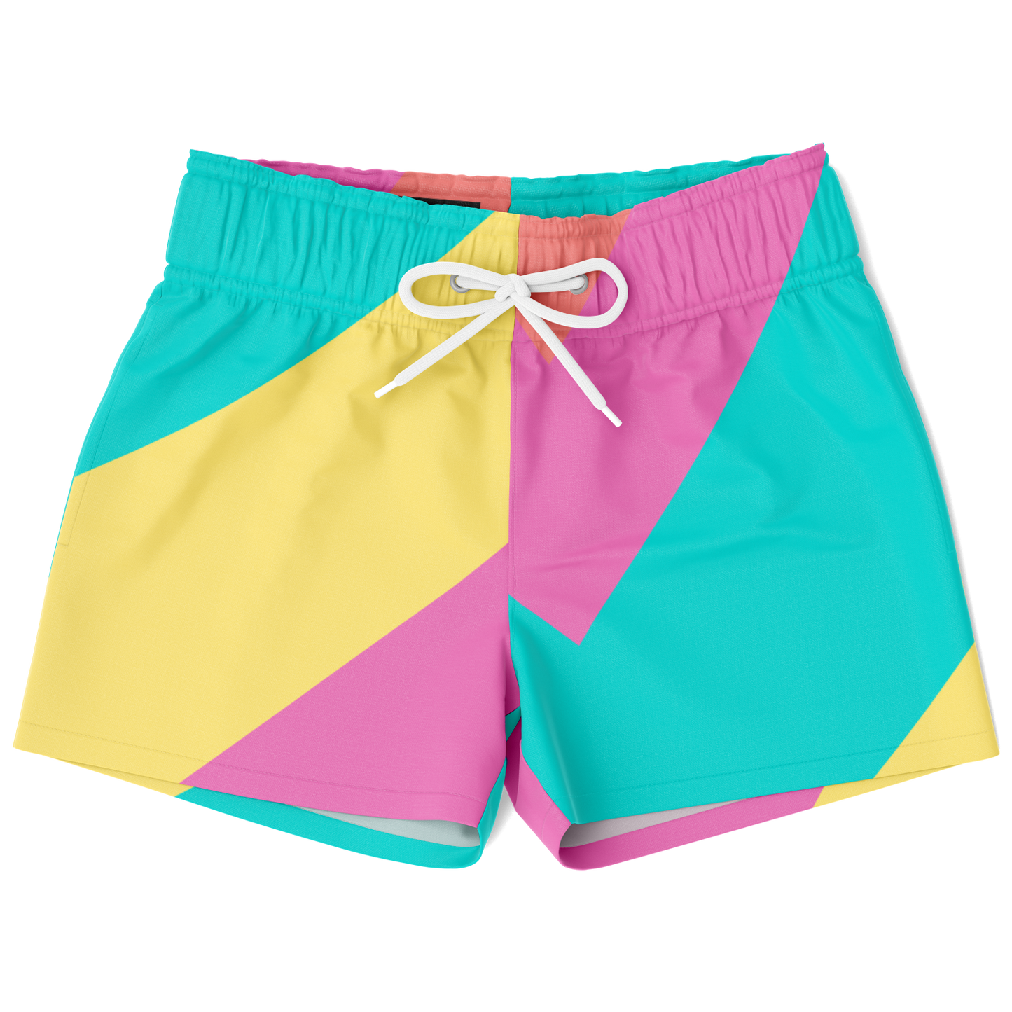 Pastel Lines Kids Swim Trunks