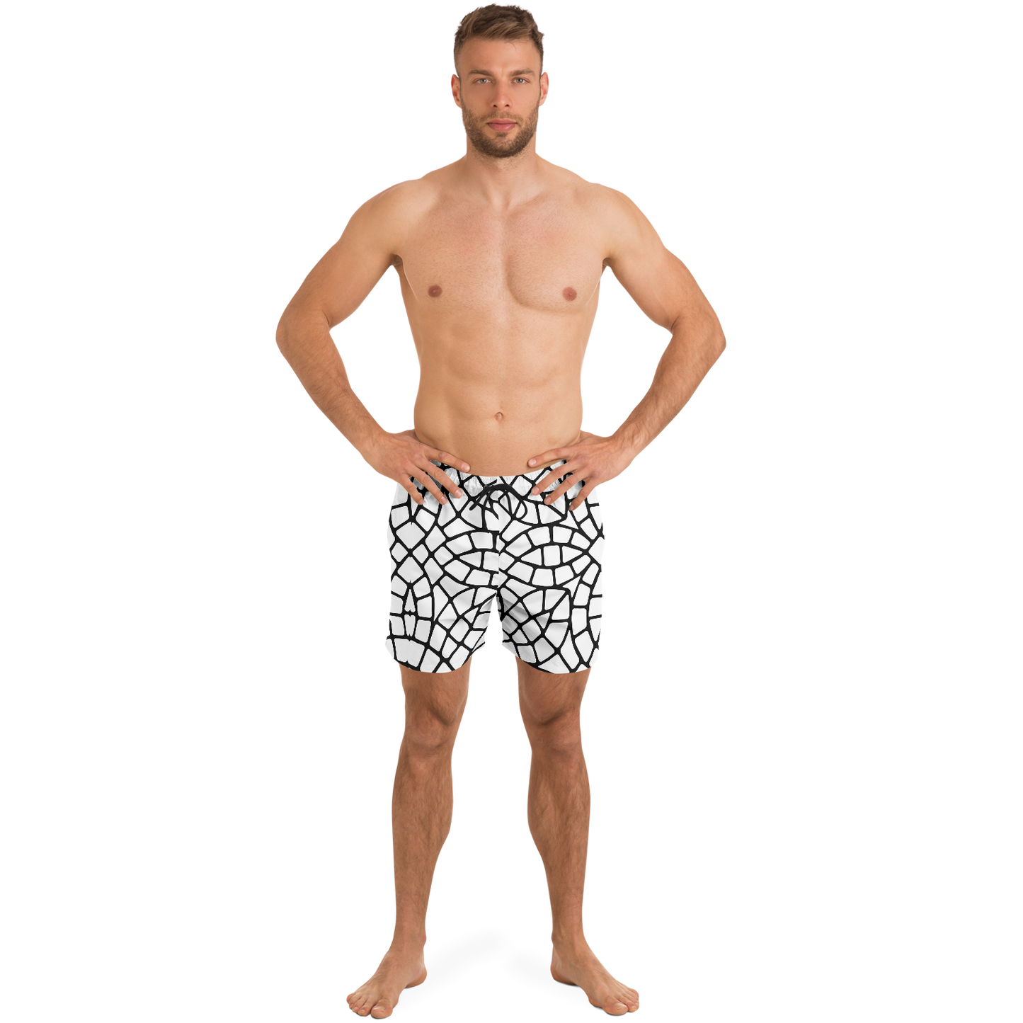 Tesselations Pattern Swim Trunks