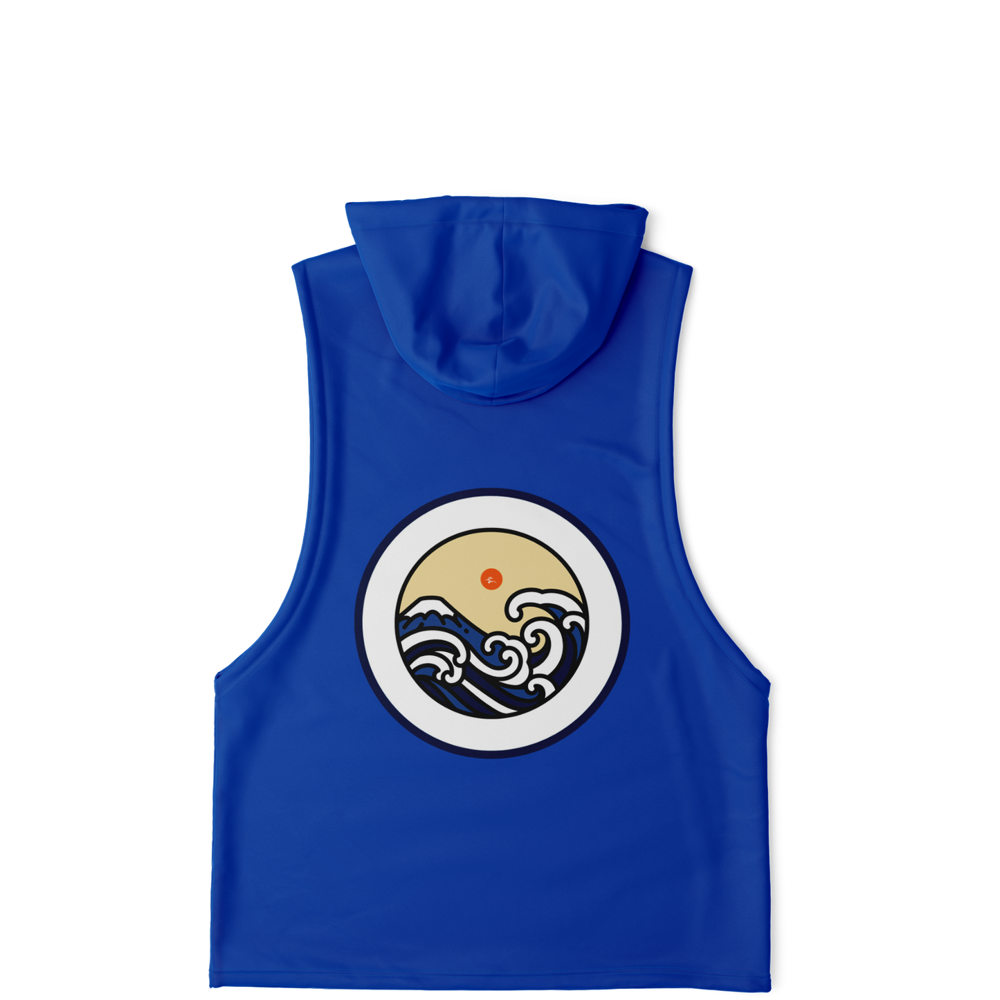 V3 Logo - Blue - Athletic Sleeveless Hoodie