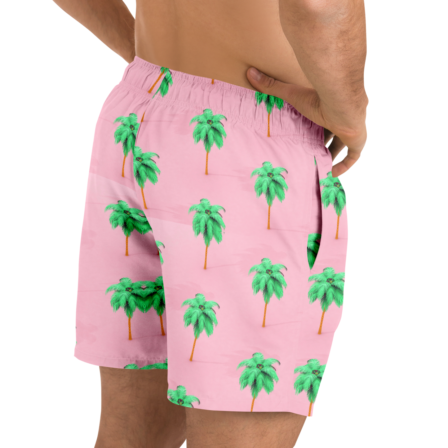 Palm Trees Pattern Swim Trunks