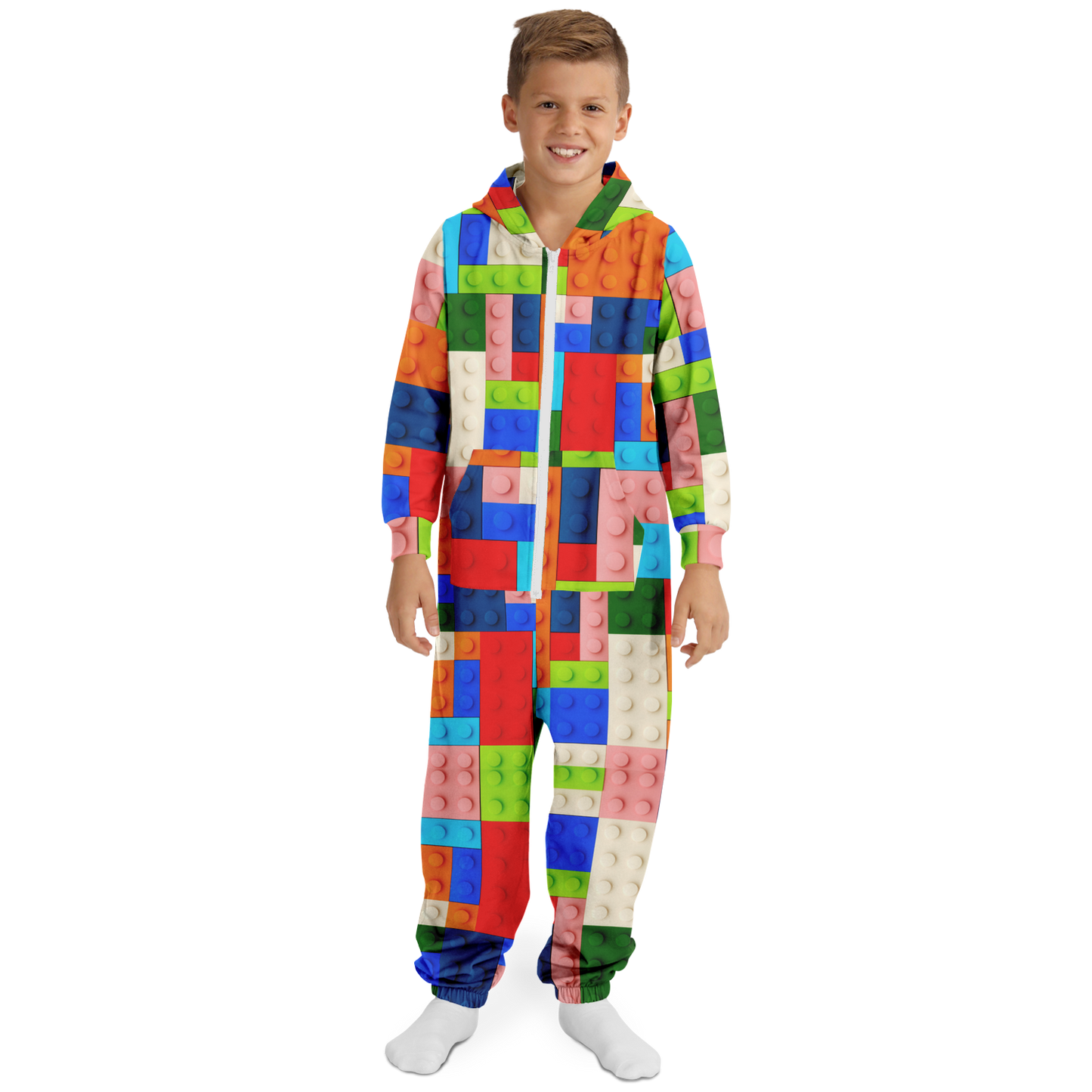 Men's Youth Lego Print Athletic Jumpsuit