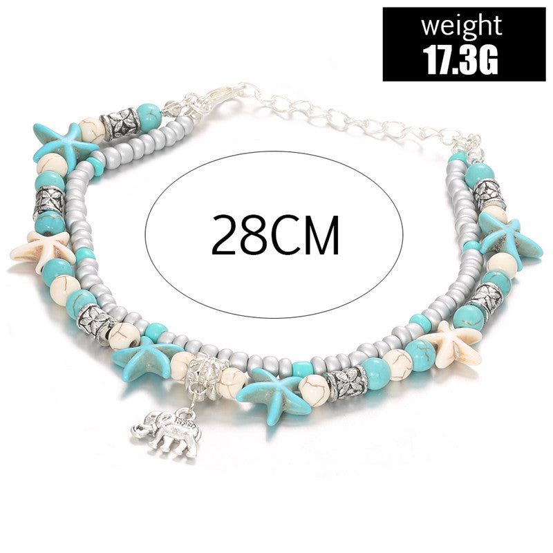 Ocean Charm Anklet