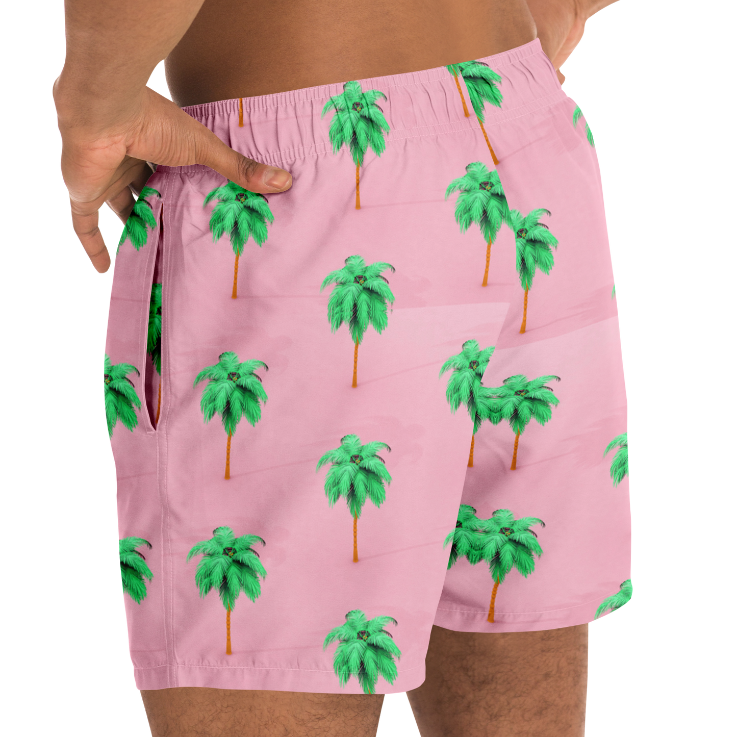 Palm Trees Pattern Swim Trunks