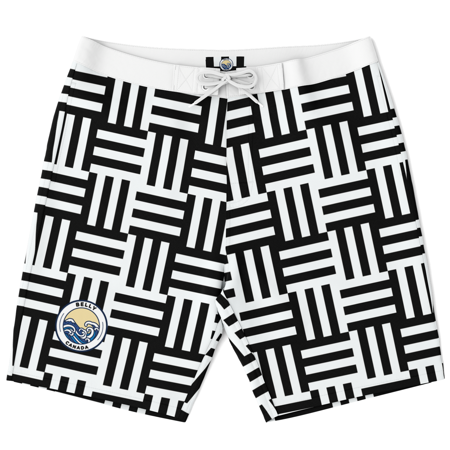 Square Lines Board Shorts