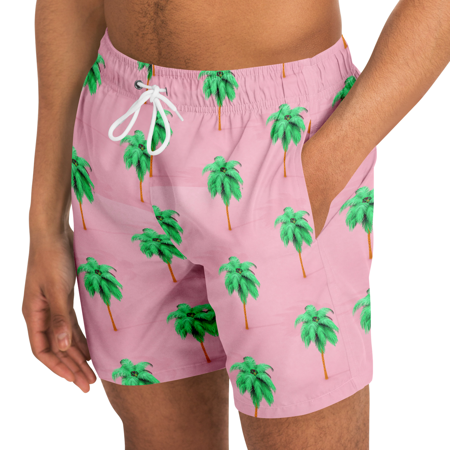 Palm Trees Pattern Swim Trunks