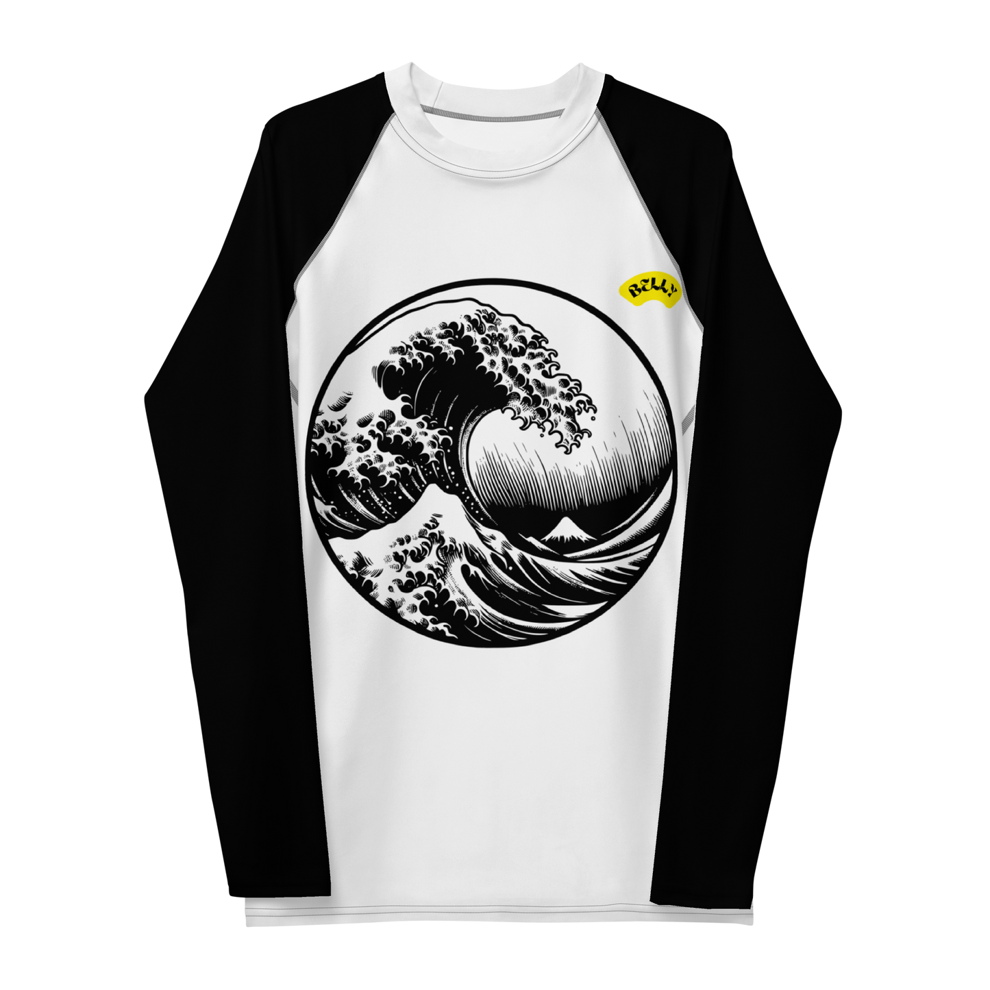 Men's Tidal Wave of Kanagawa Rash Guard