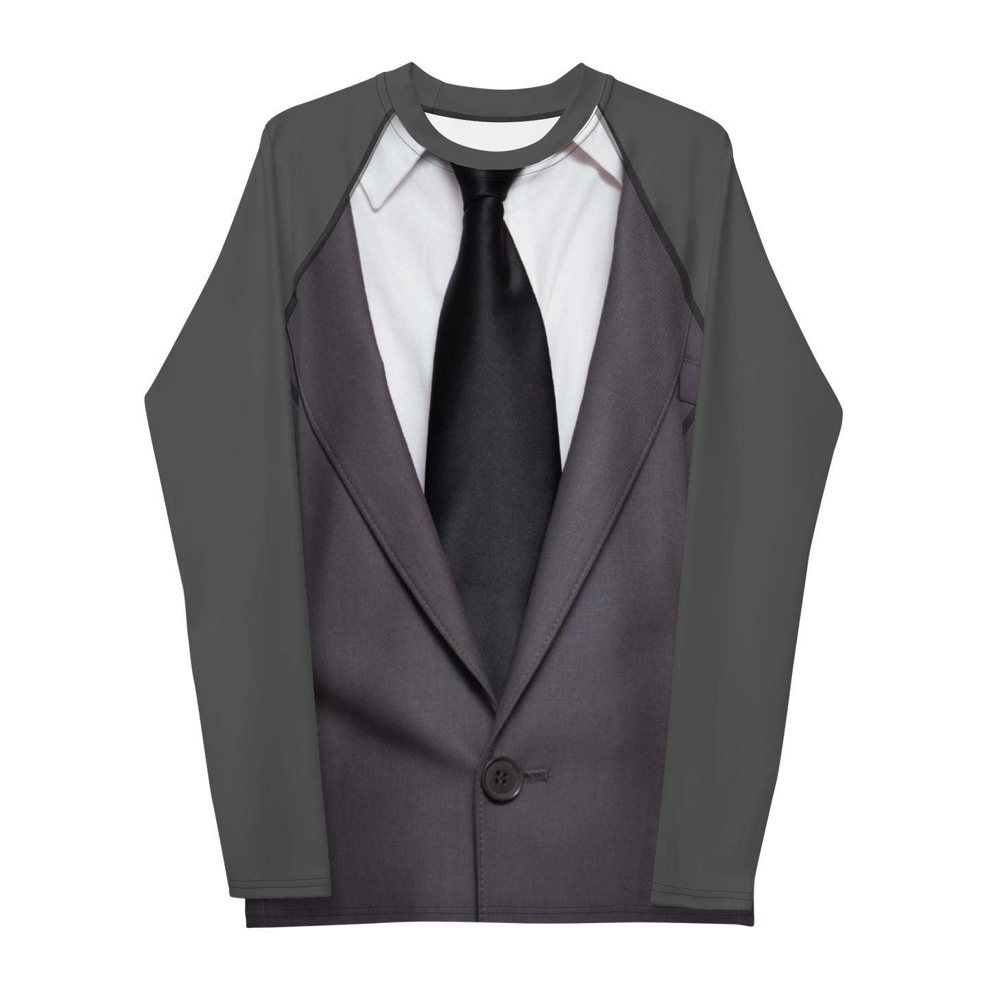 Black Tie, Grey Suit Men's Rash Guard