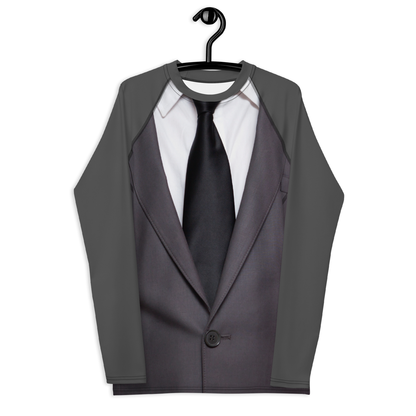 Black Tie, Grey Suit Men's Rash Guard