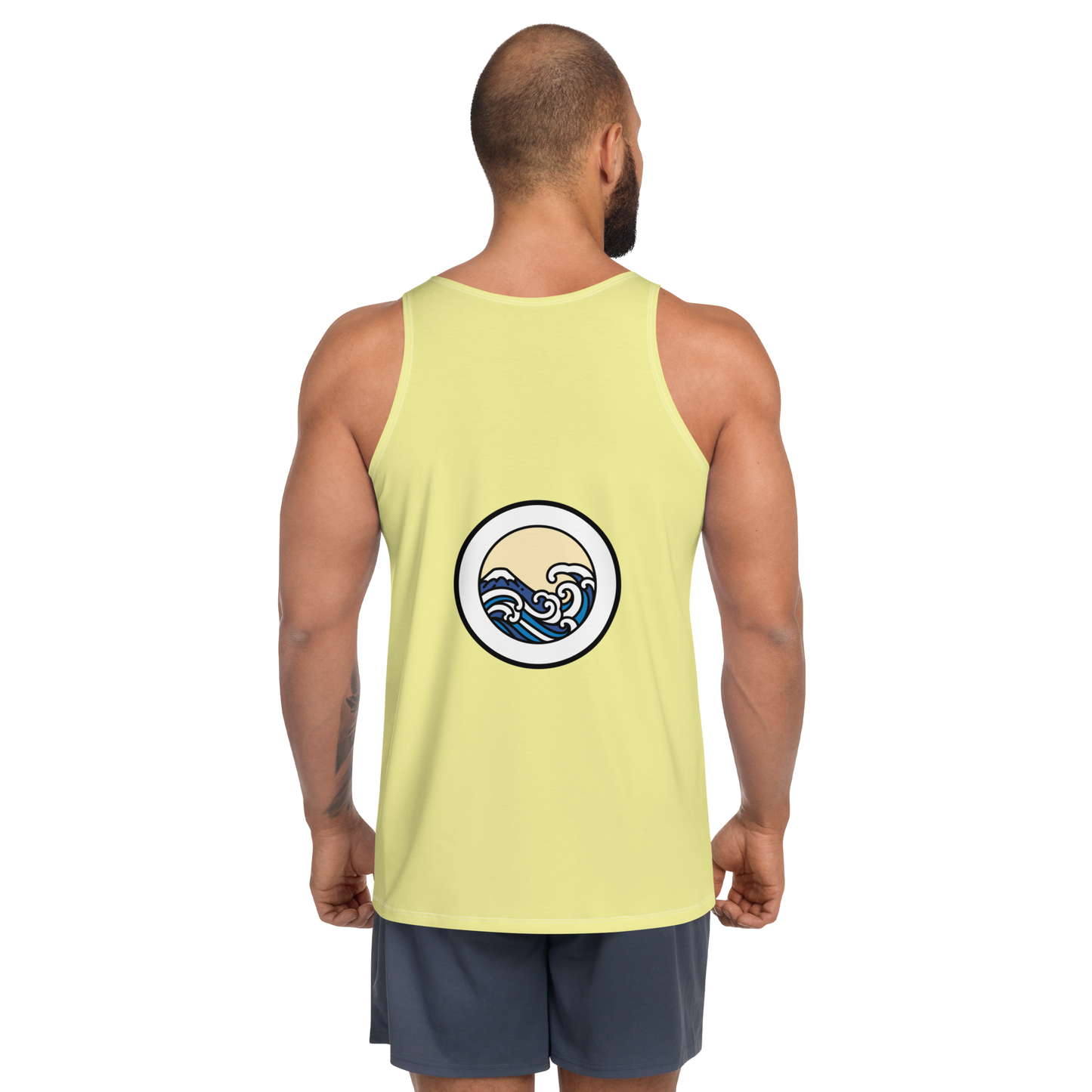 Men's Light Yellow Tank Top