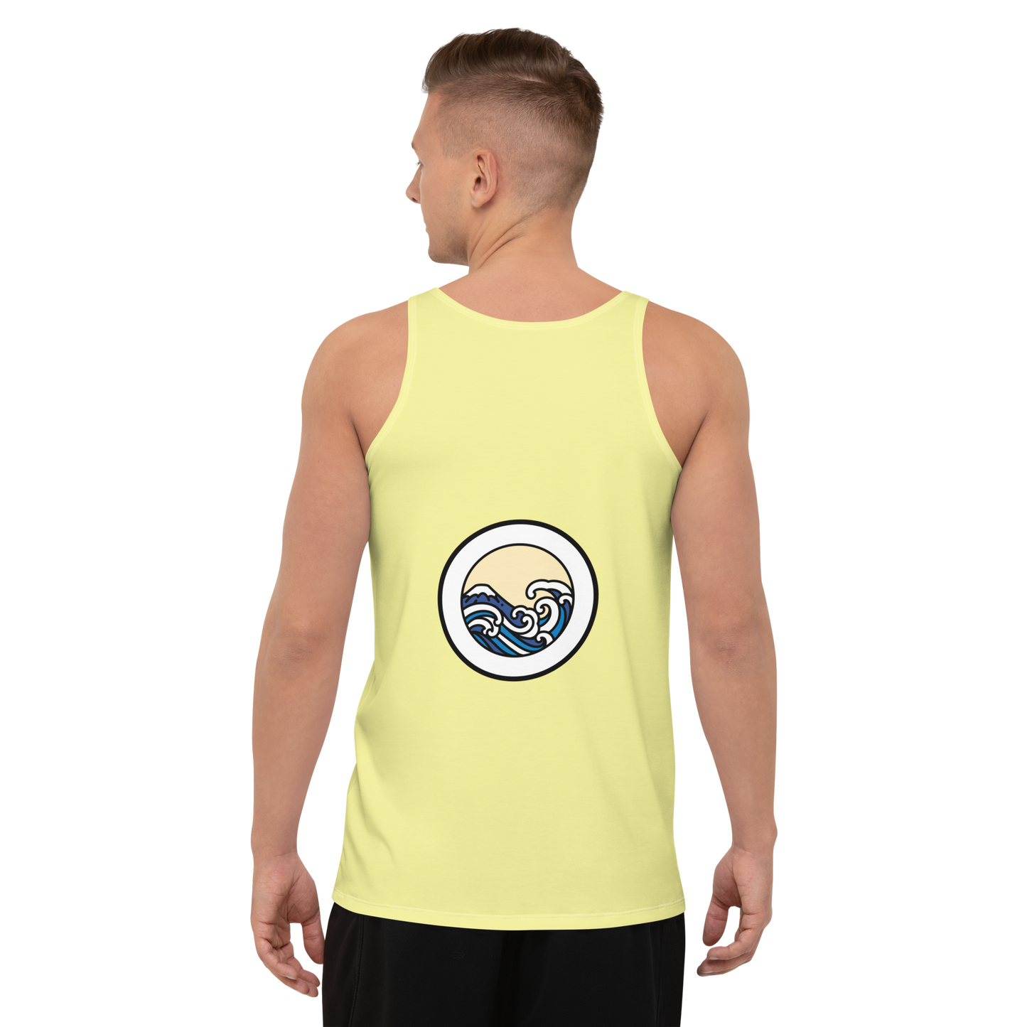 Men's Light Yellow Tank Top