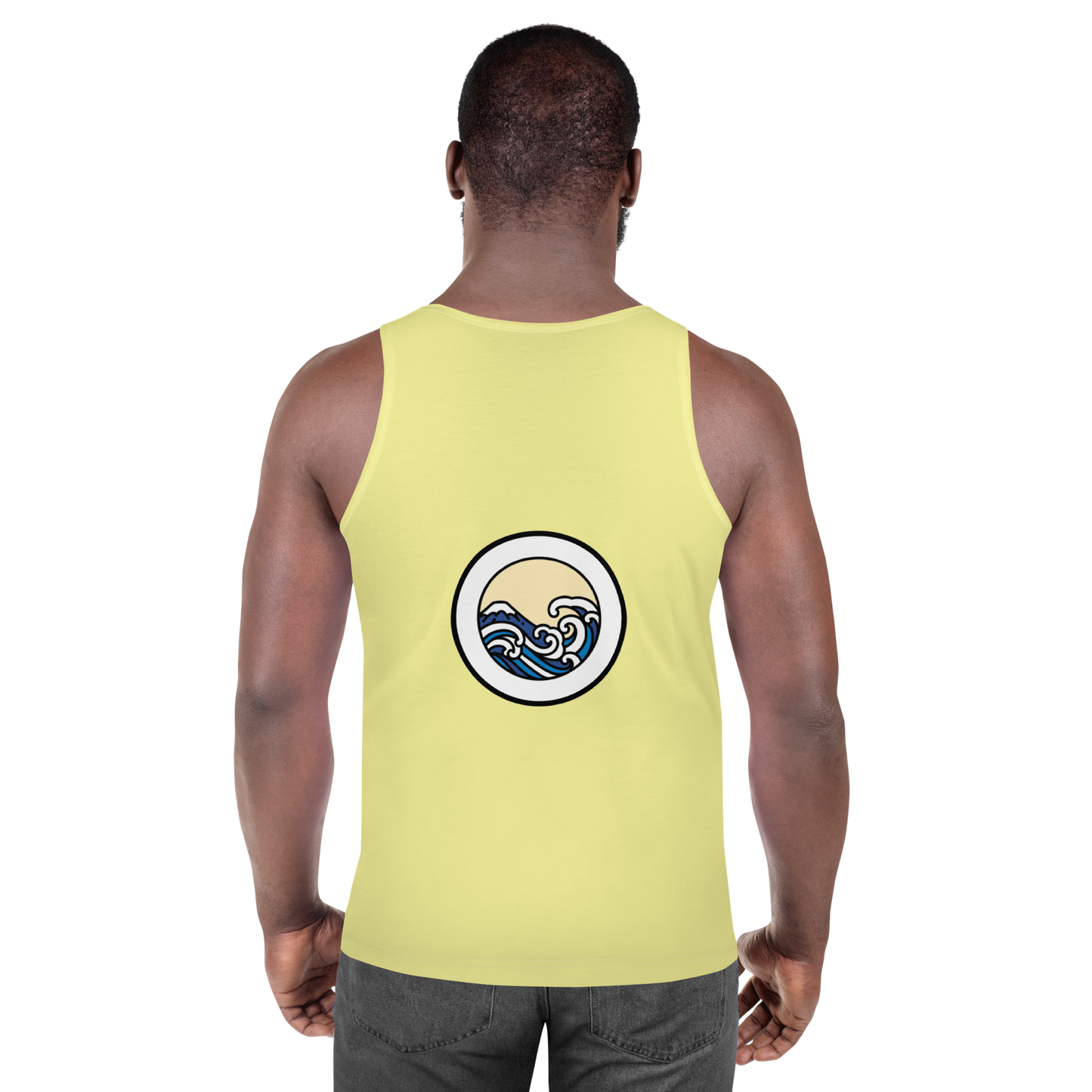 Men's Light Yellow Tank Top