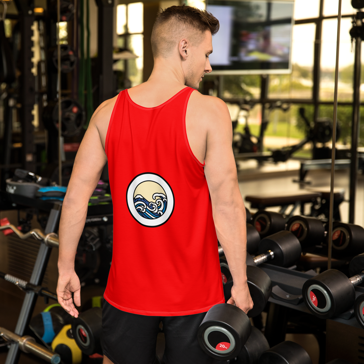 Men's Red Tank Top