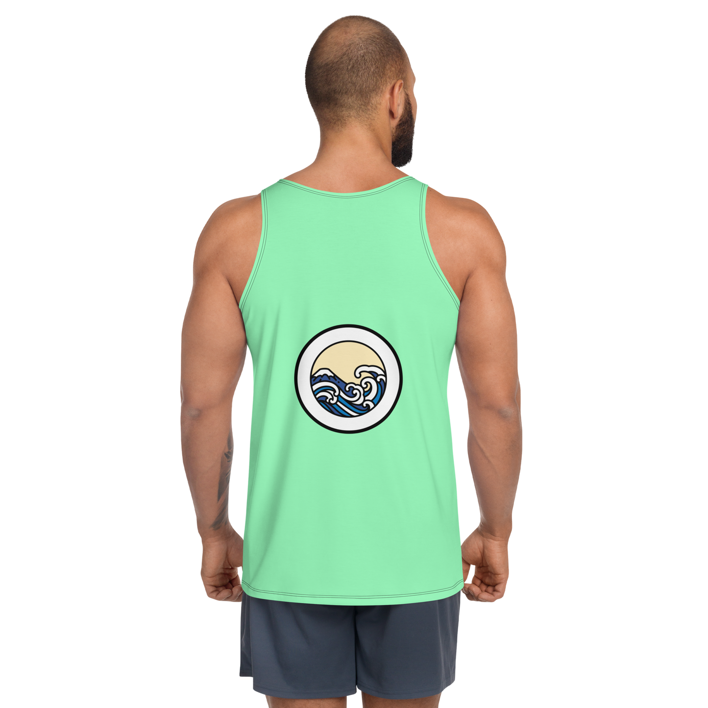 Men's Light Green Tank Top