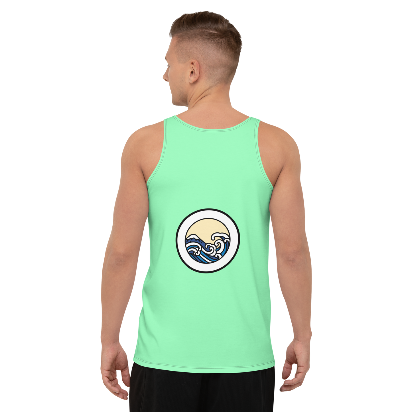 Men's Light Green Tank Top