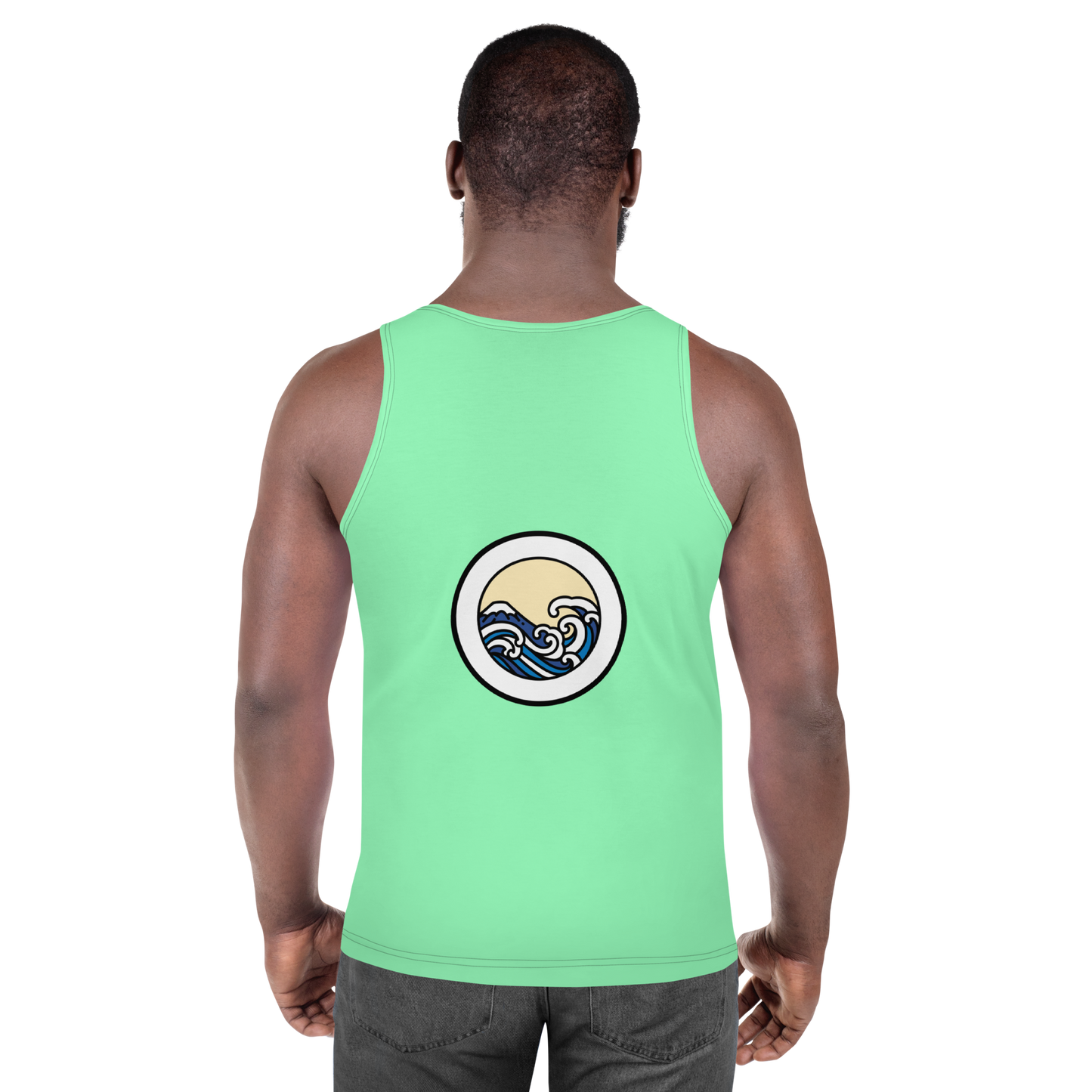 Men's Light Green Tank Top