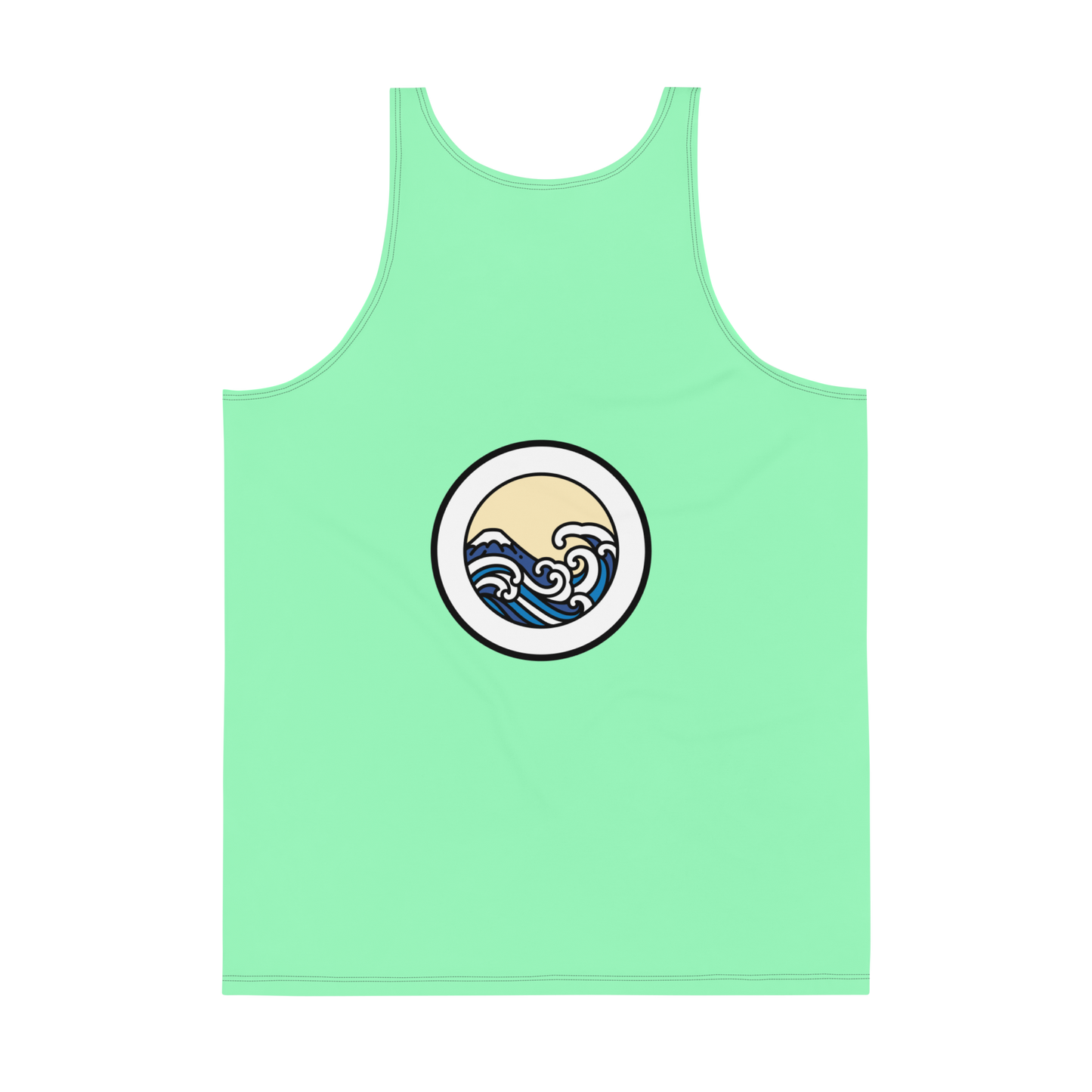 Men's Light Green Tank Top