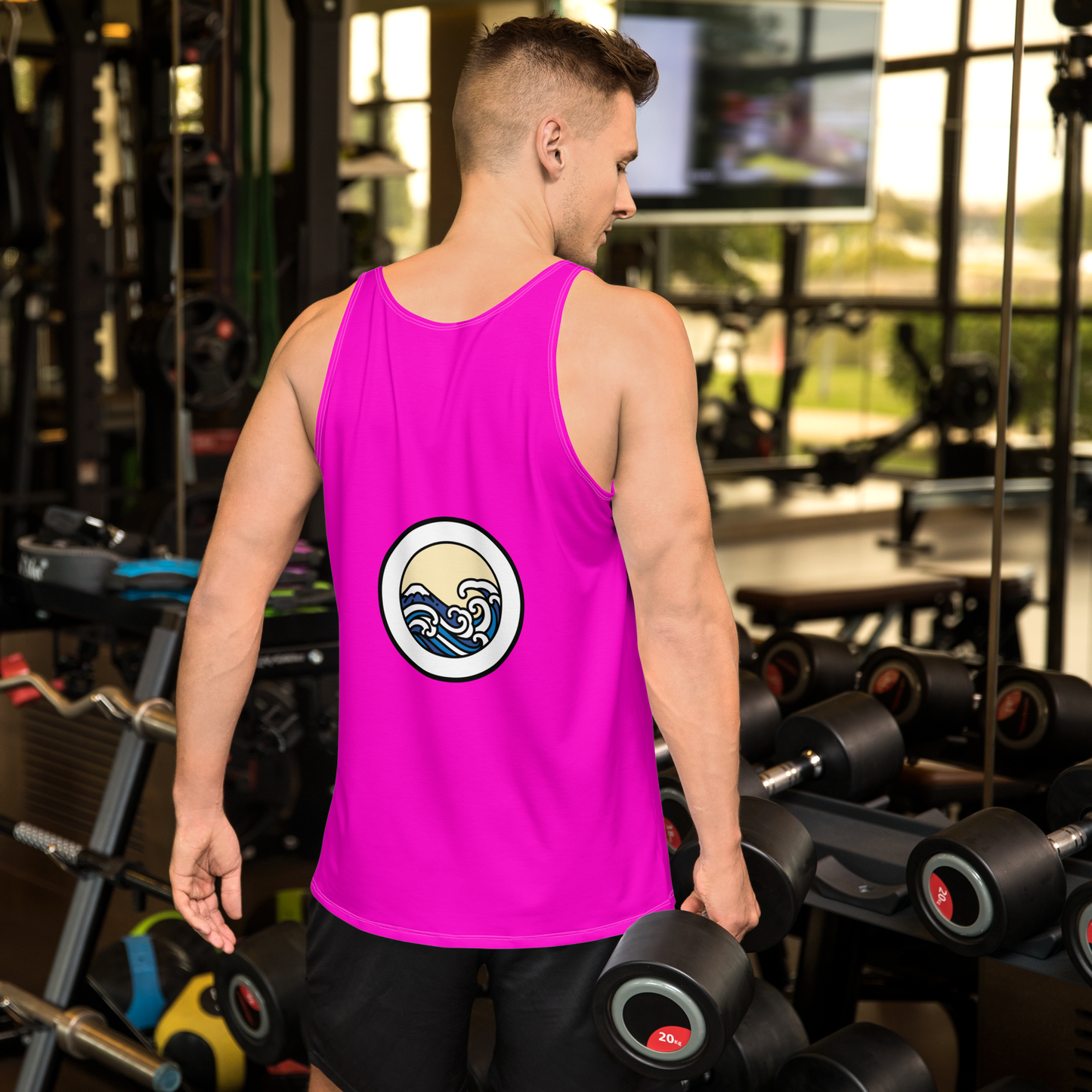 Men's Magenta Tank Top