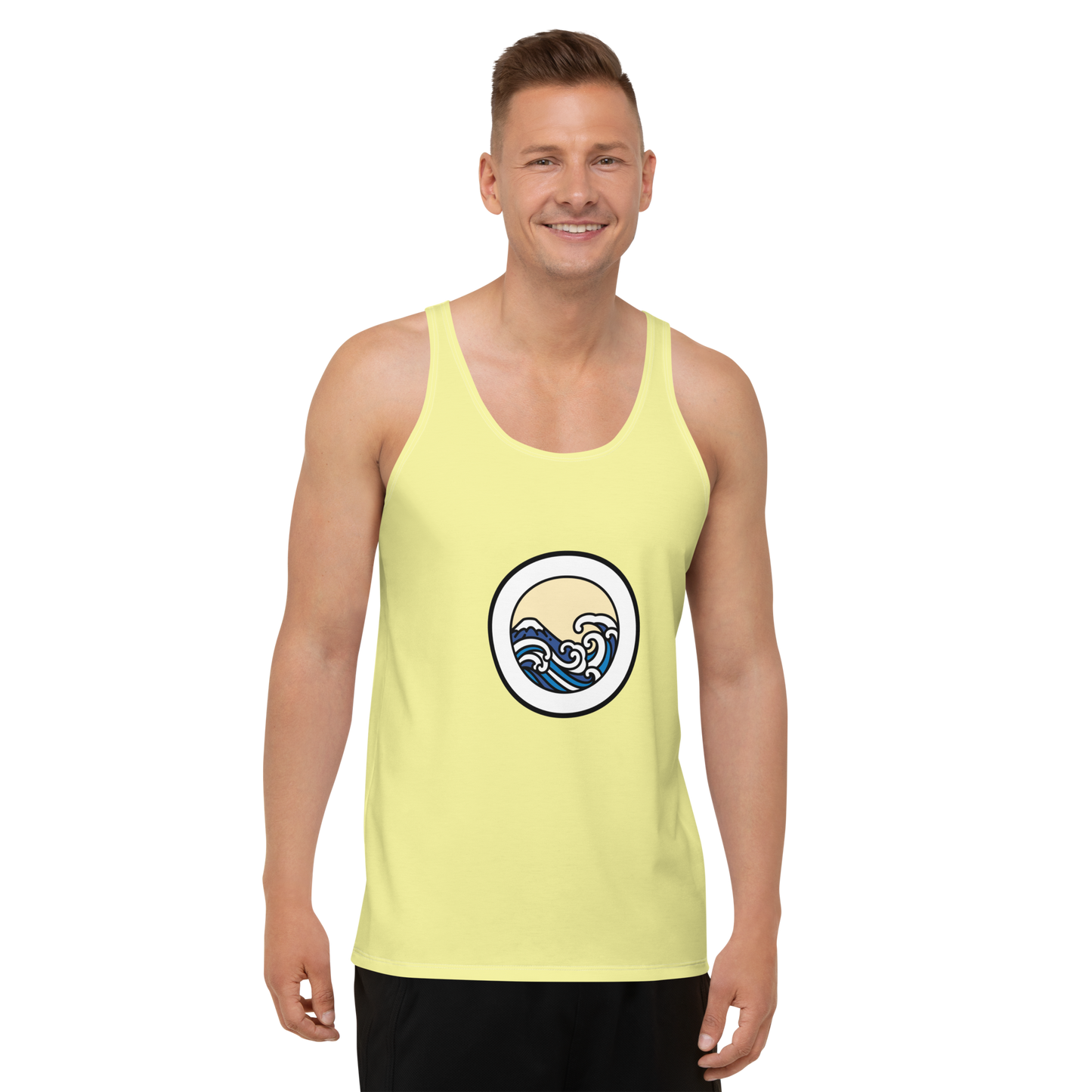 Men's Light Yellow Tank Top