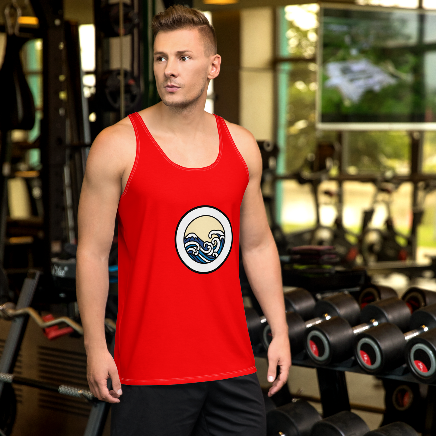 Men's Red Tank Top