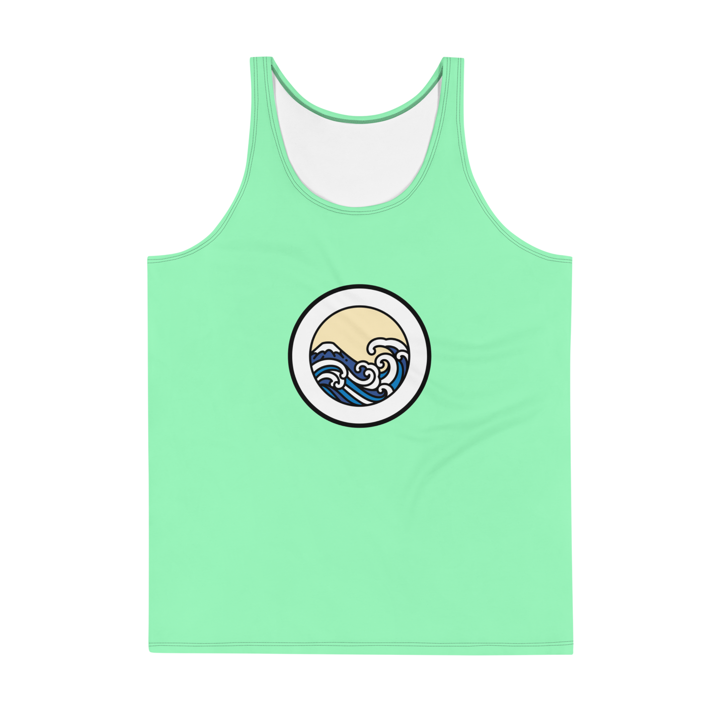 Men's Light Green Tank Top