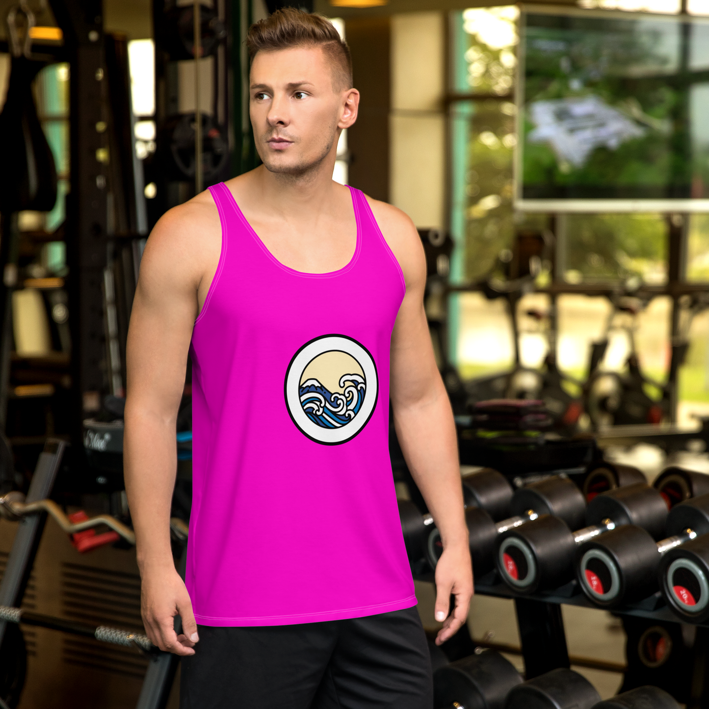 Men's Magenta Tank Top