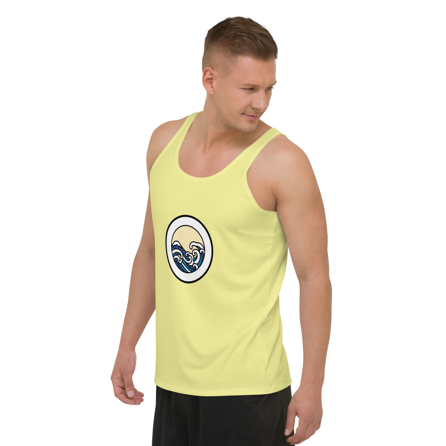 Men's Light Yellow Tank Top