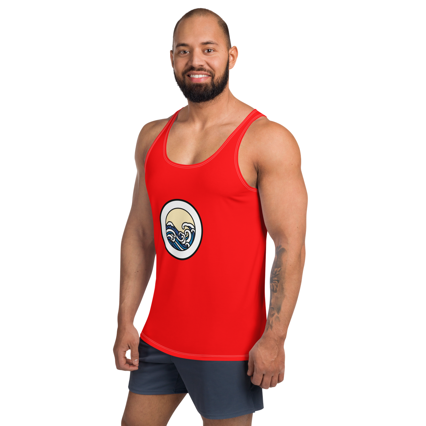 Men's Red Tank Top