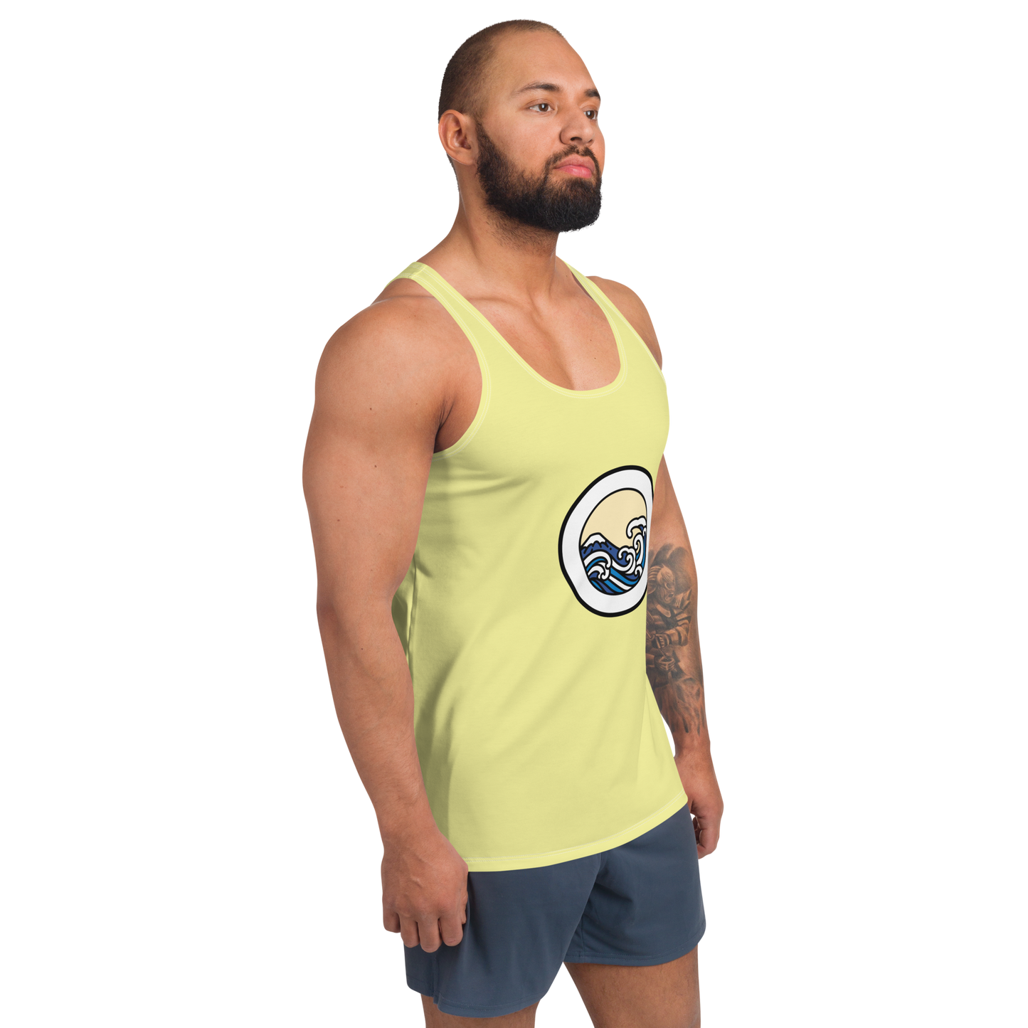 Men's Light Yellow Tank Top