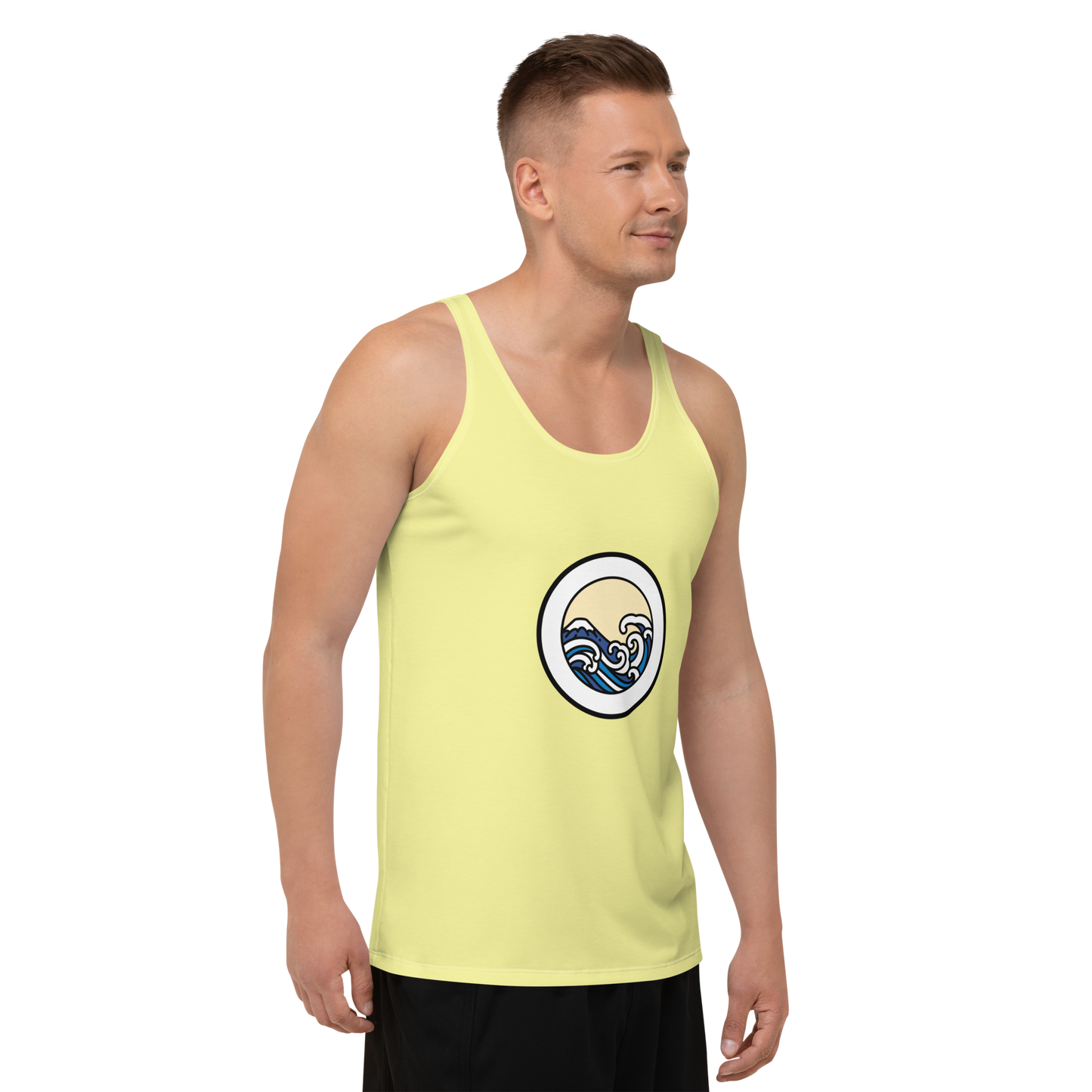 Men's Light Yellow Tank Top