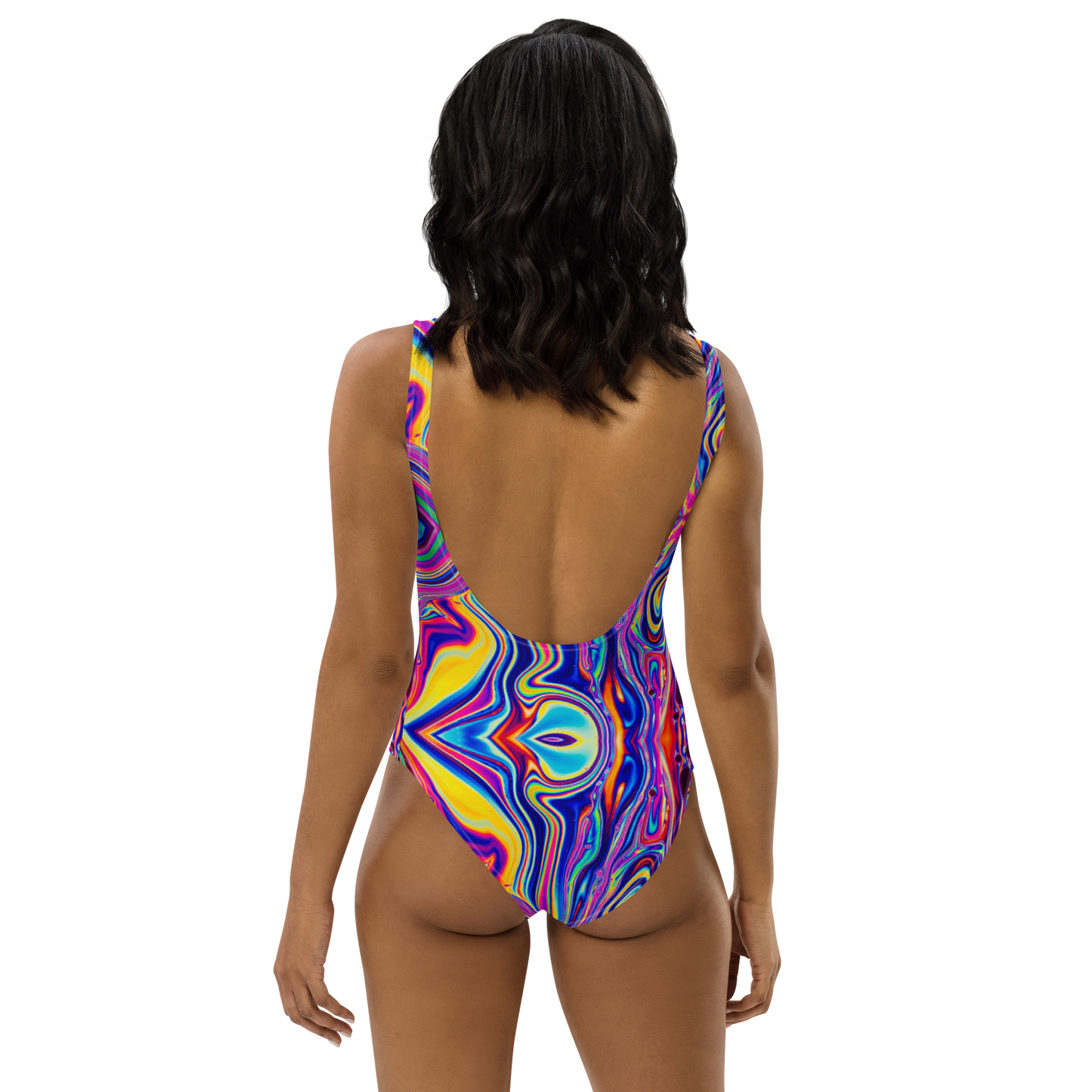 Lava Lamp One-Piece Swimsuit