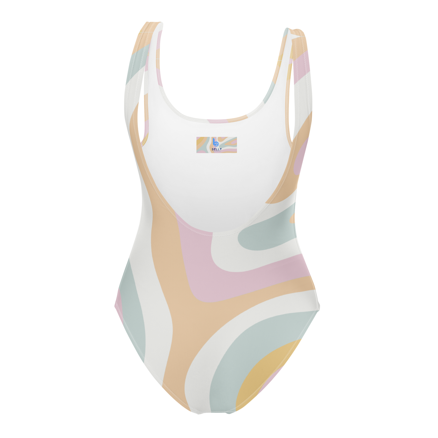 Pastel Swirls One-Piece Swimsuit