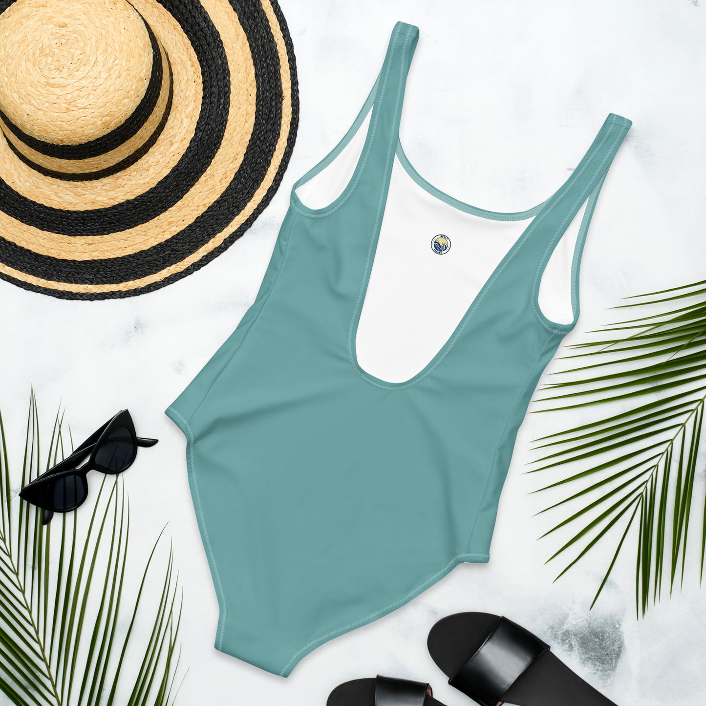 Teal One-Piece Swimsuit