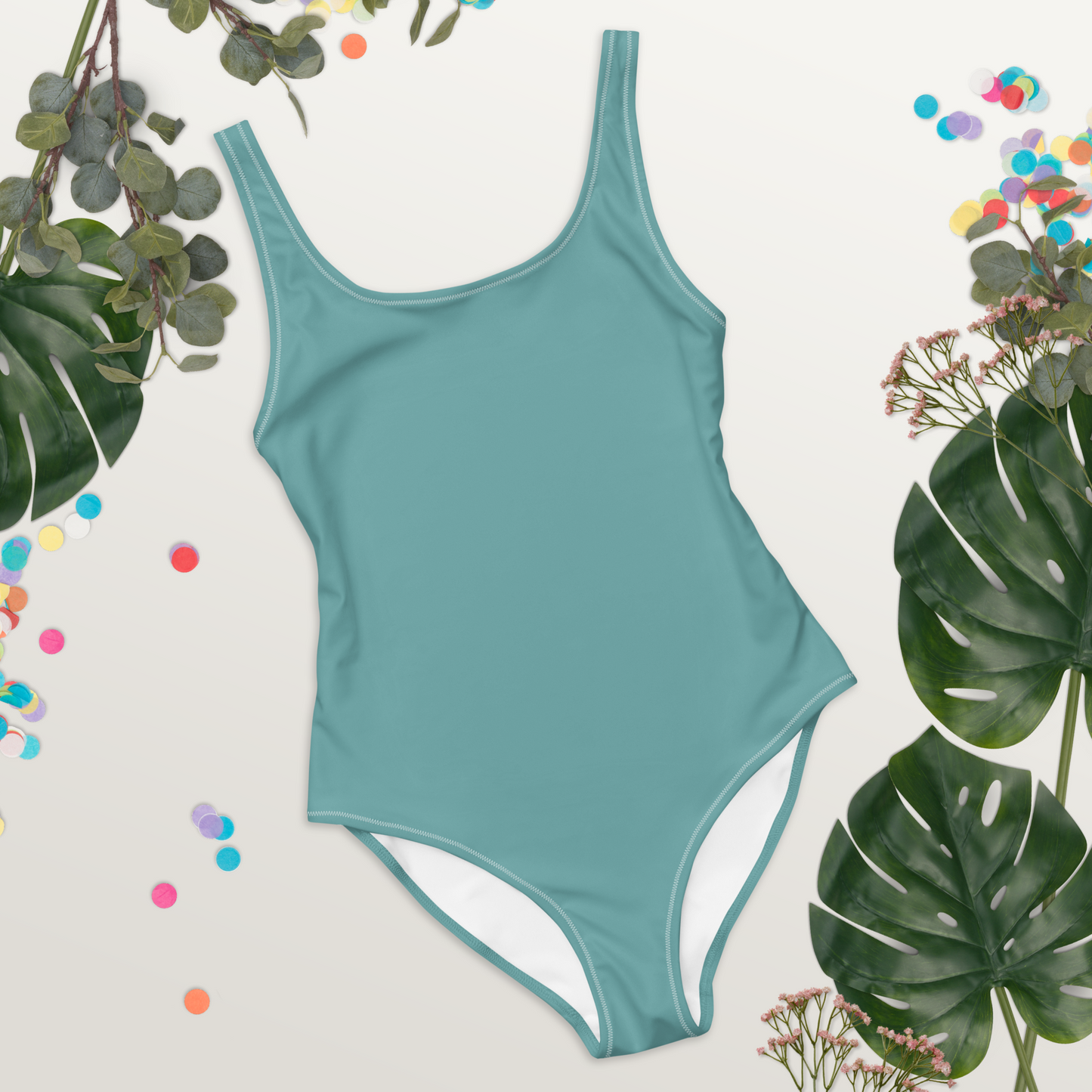 Teal One-Piece Swimsuit