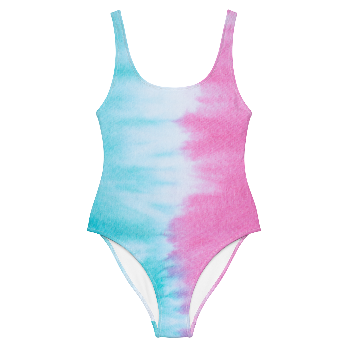 Cotton Candy Swirl One-Piece Swimsuit