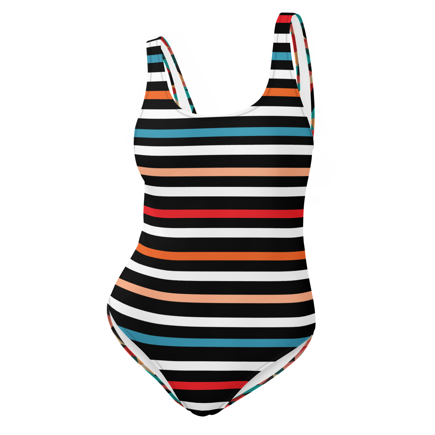 Kaleidoscopic One-Piece Swimsuit