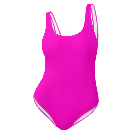 Maillot de bain une pièce magenta