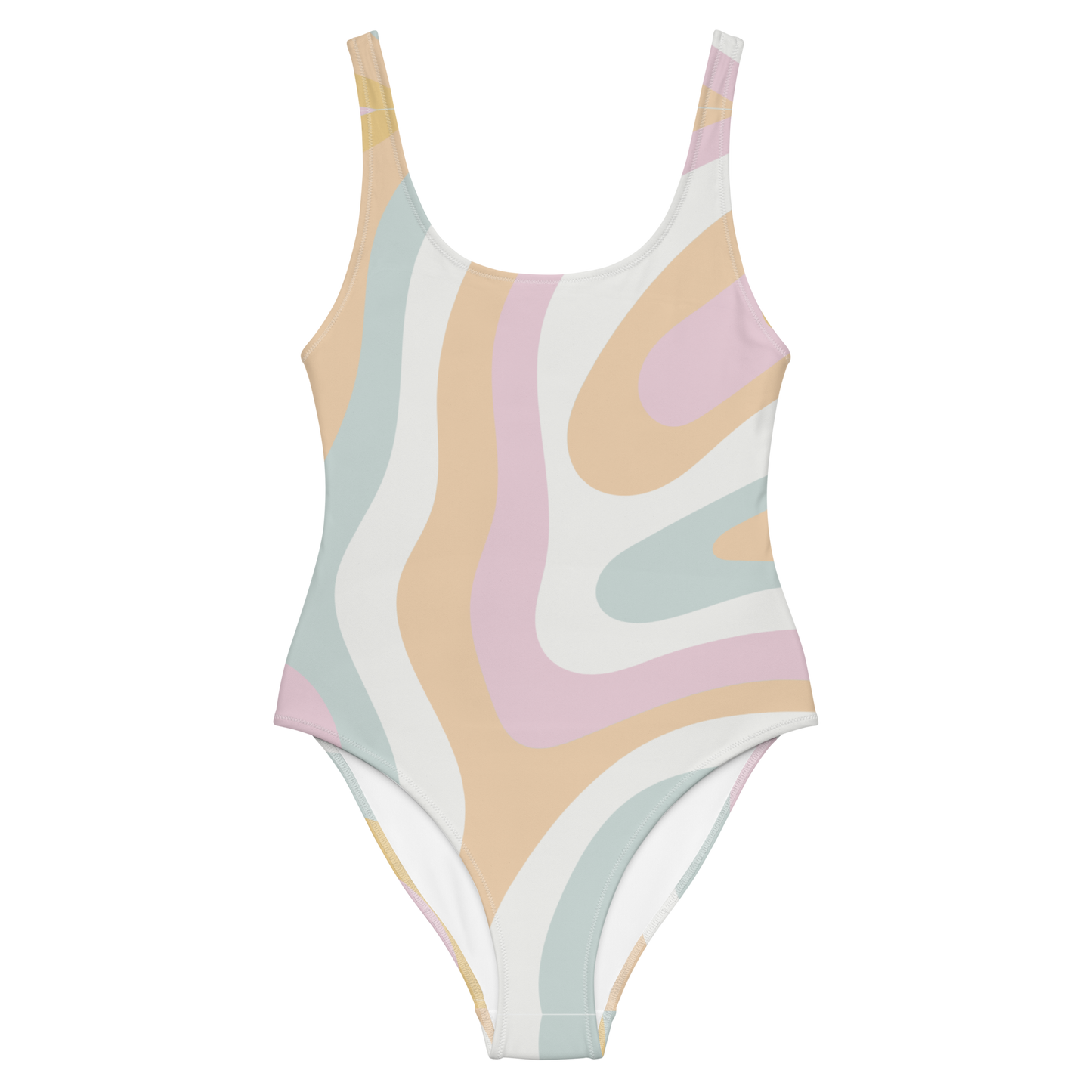 Pastel Swirls One-Piece Swimsuit