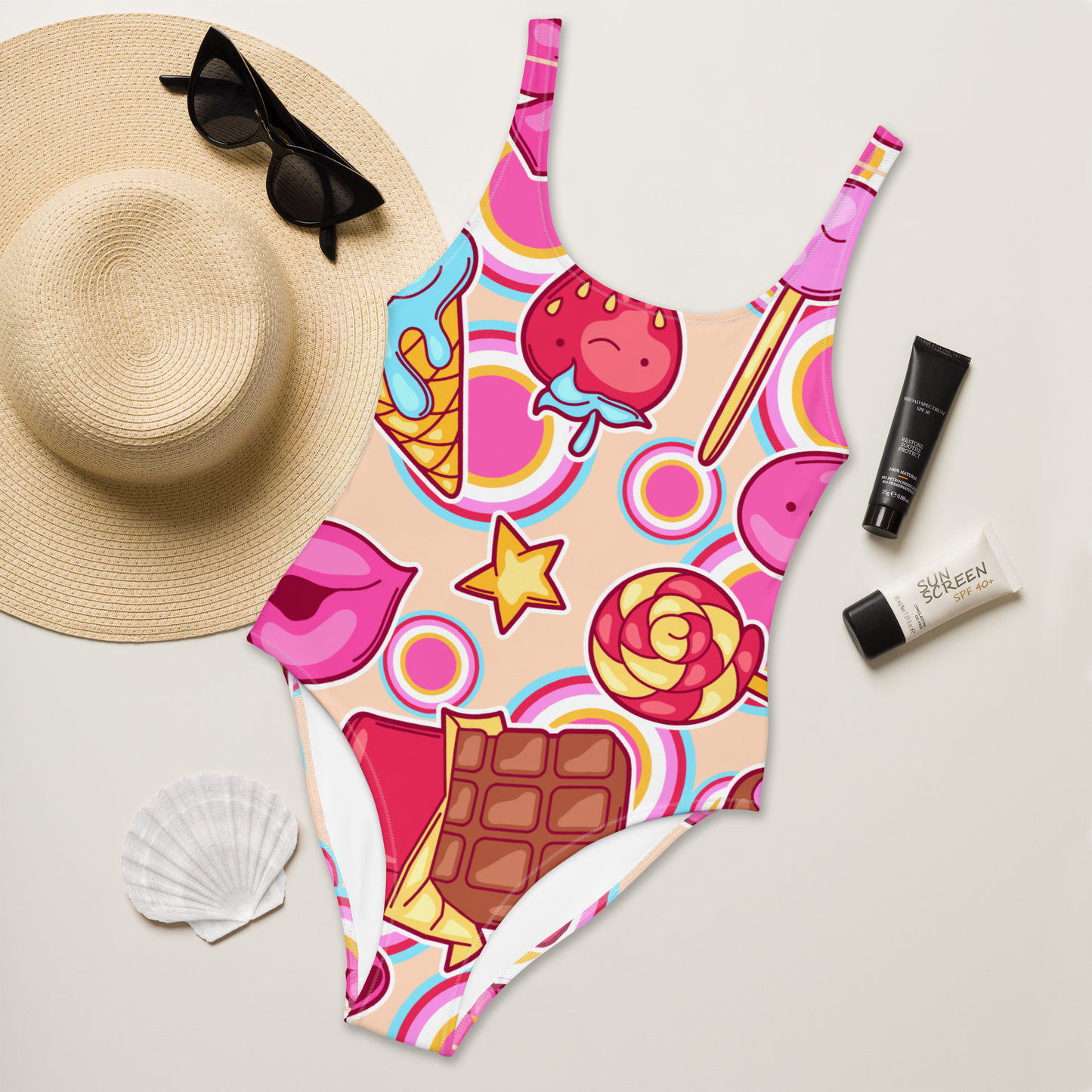 Sweet Treats One-Piece Swimsuit