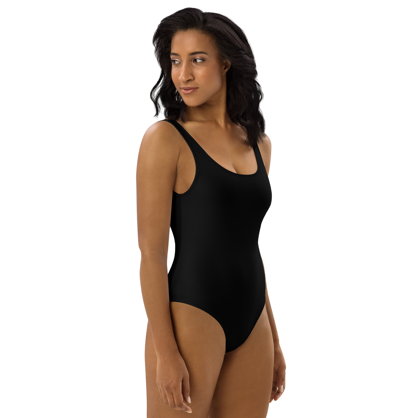 Black One-Piece Swimsuit