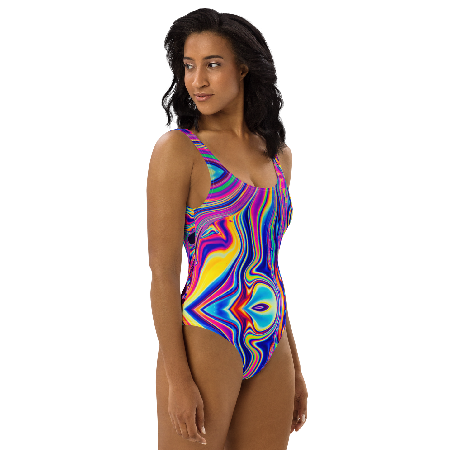 Lava Lamp One-Piece Swimsuit