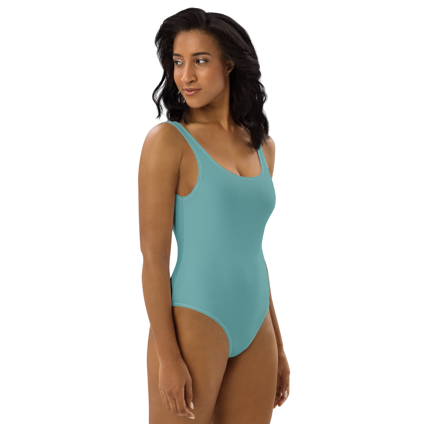 Maillot de bain une pièce bleu sarcelle