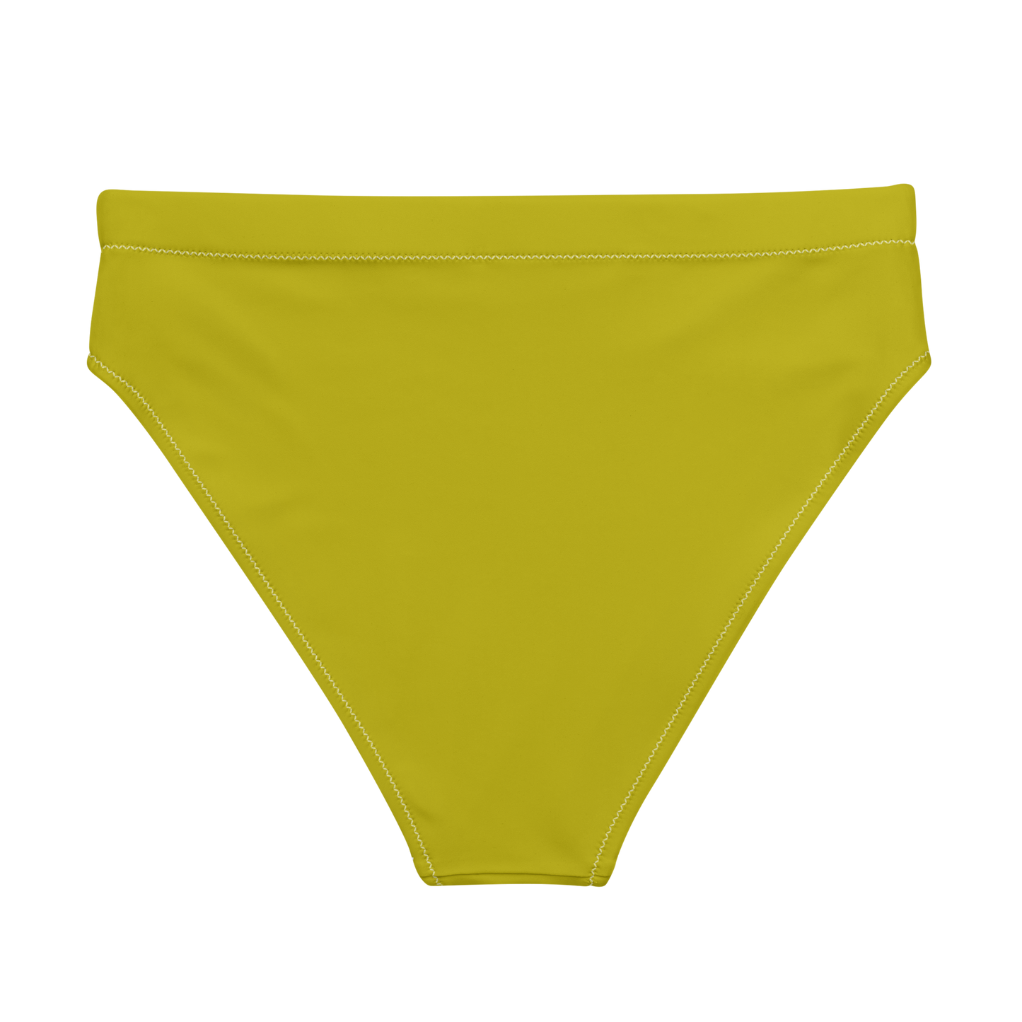 Dijon Mustard Recycled High-Waisted Bikini Bottom